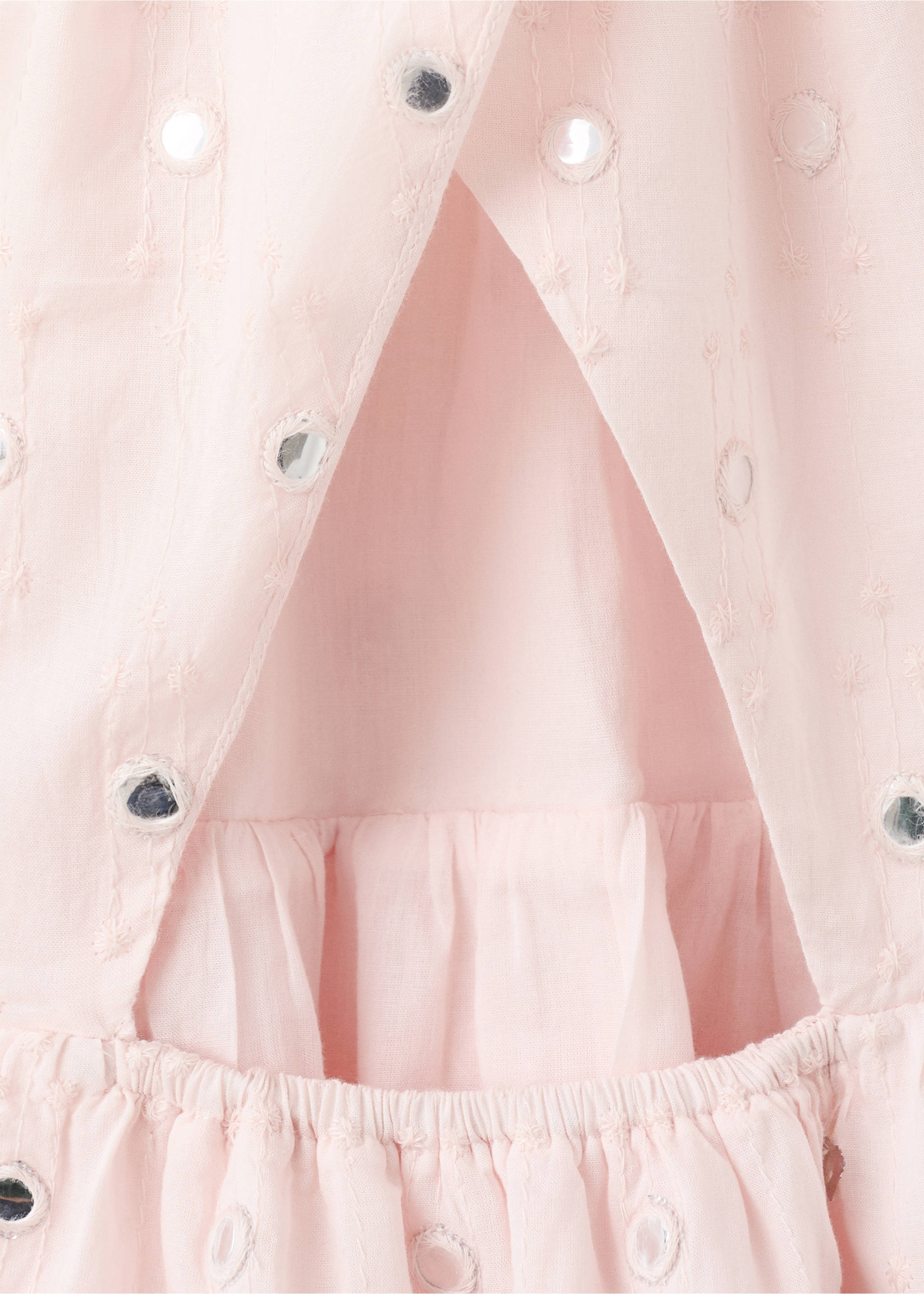 Robe fluide détail brillant - Détail de l'article 0, Rose clair. Ref: 27016733-00.