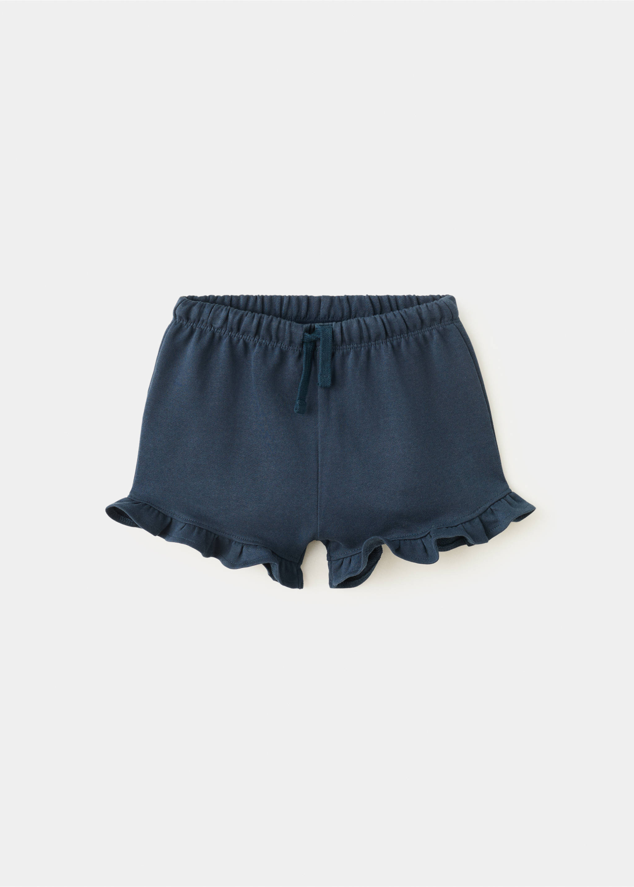 Shorts algodón volantes - Artículo sin modelo, Azul marino. Ref: 27016735-00.