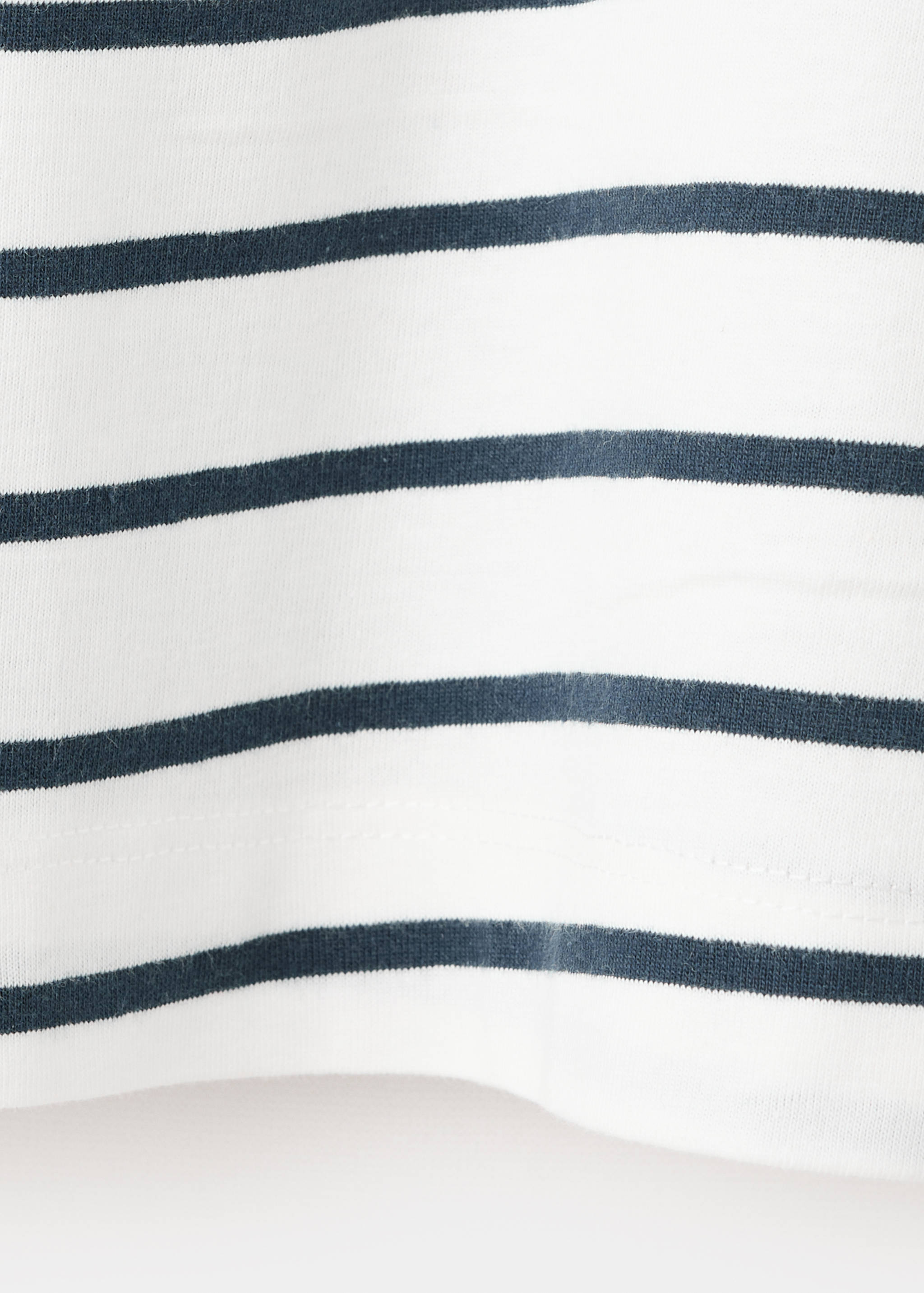 Striped cotton T-shirt - Details of the article 0