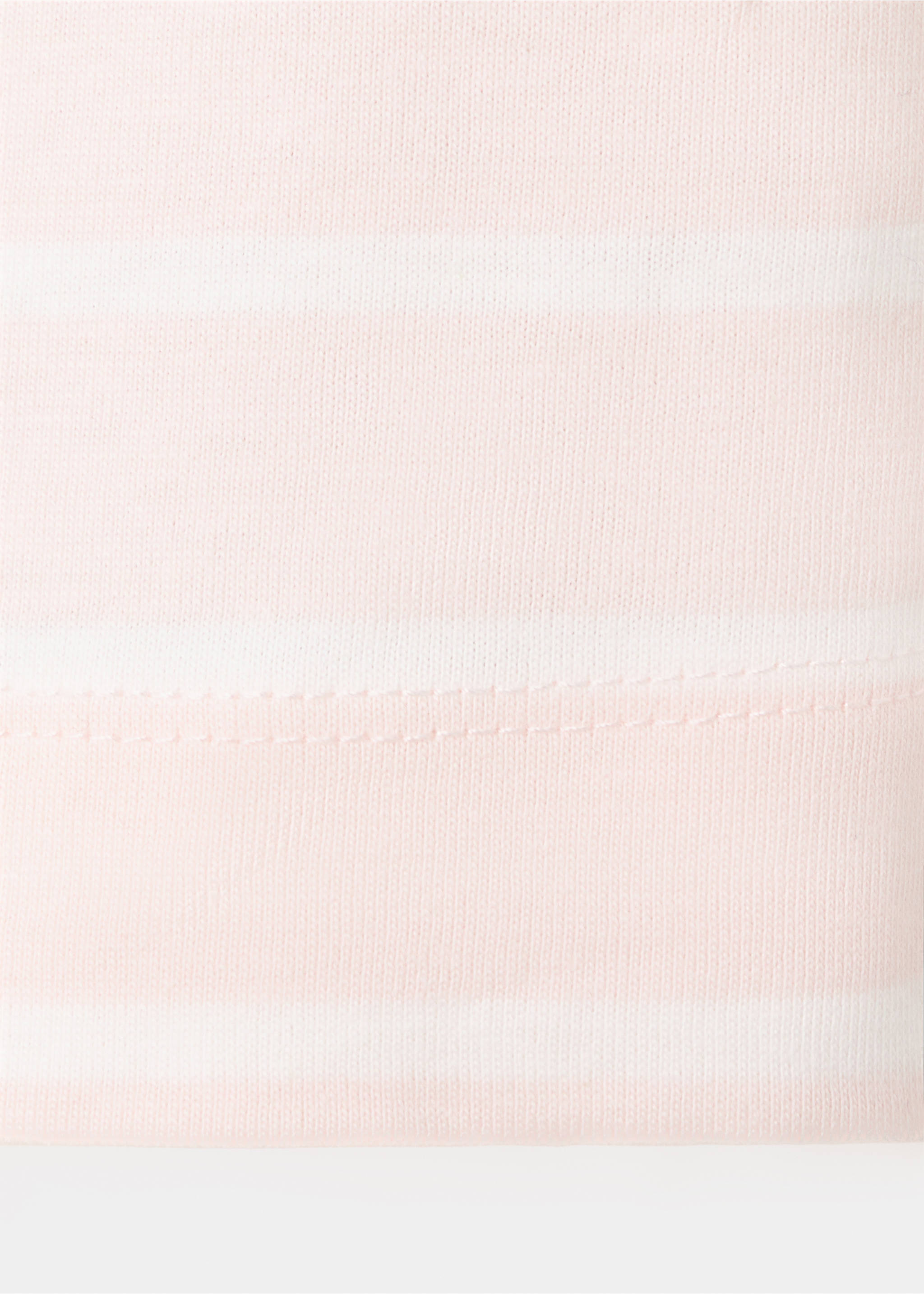 Striped cotton T-shirt - Details of the article 0, Pink. Ref: 27016738-00.