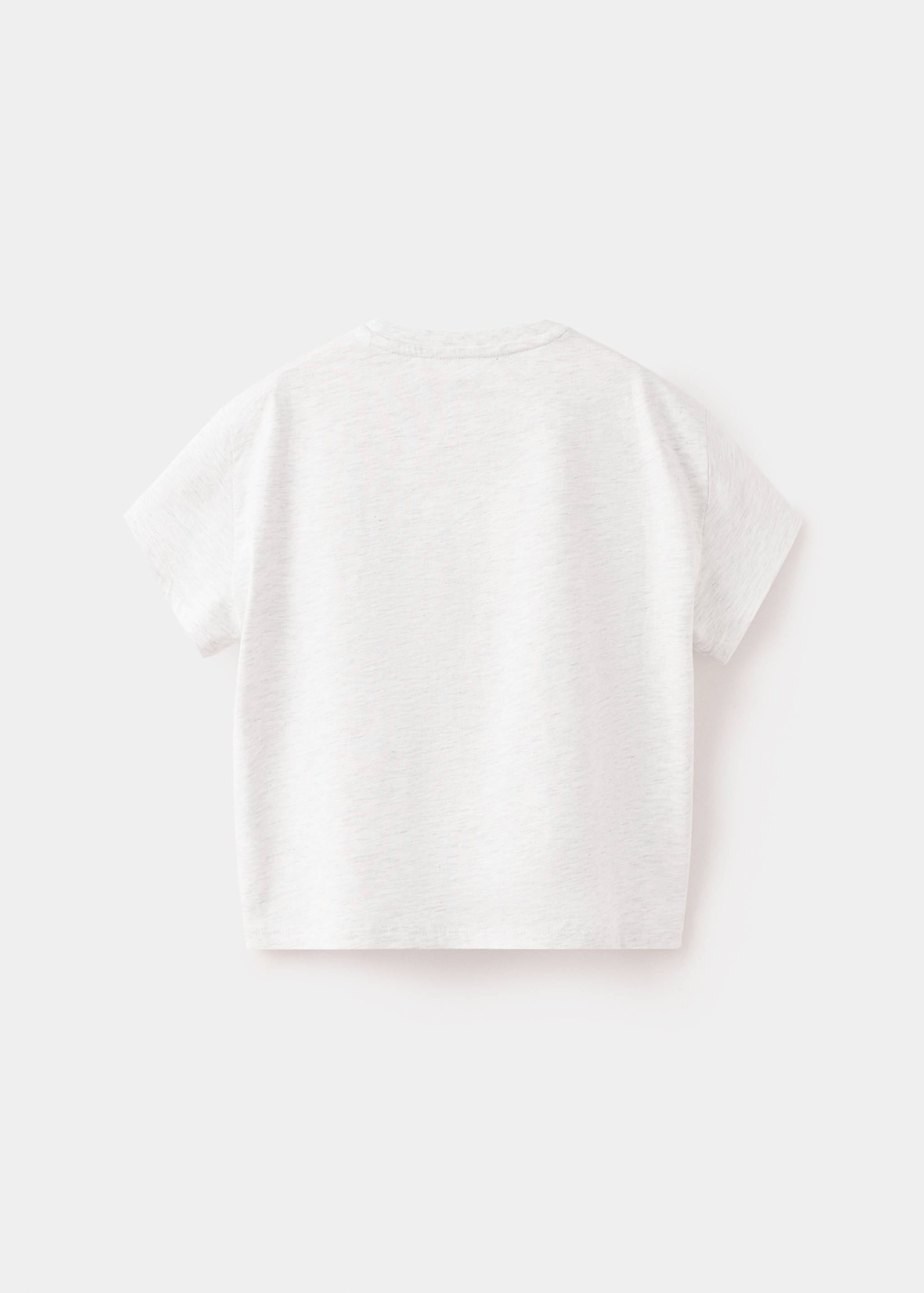 Printed cotton-blend t-shirt - Reverse of the article