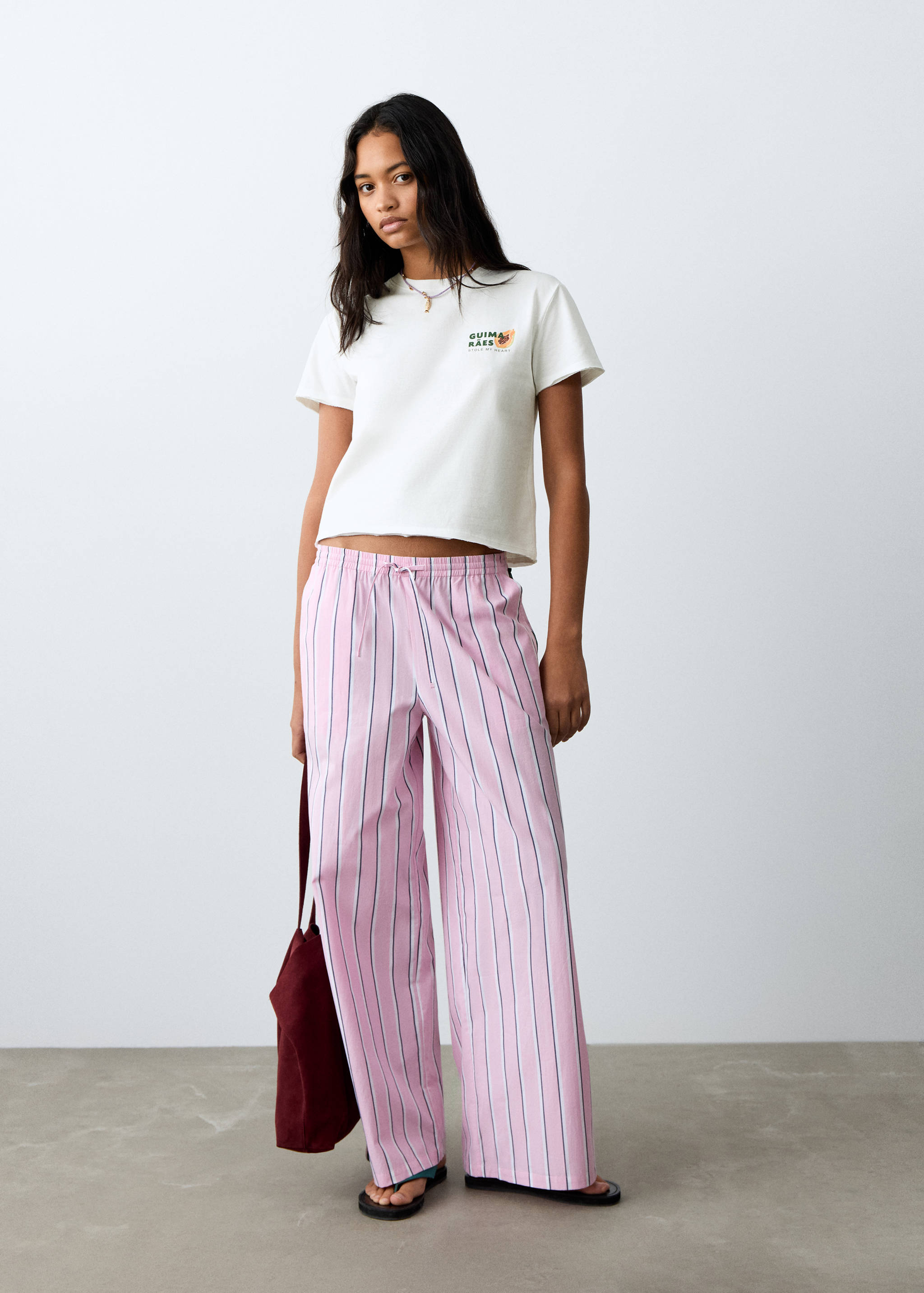 Samarreta cotó estampada - Pla general