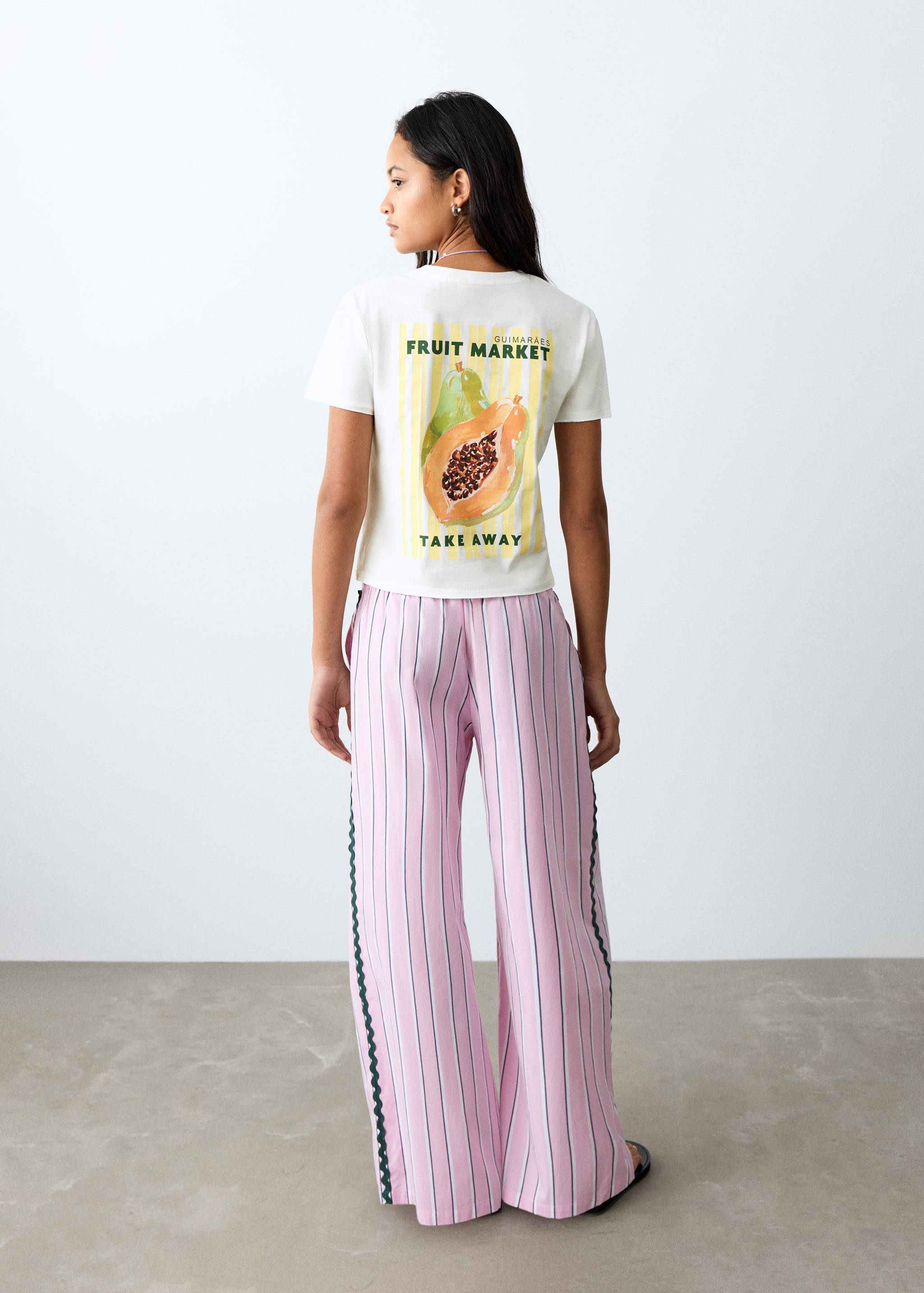 Samarreta cotó estampada - Revers de l'article