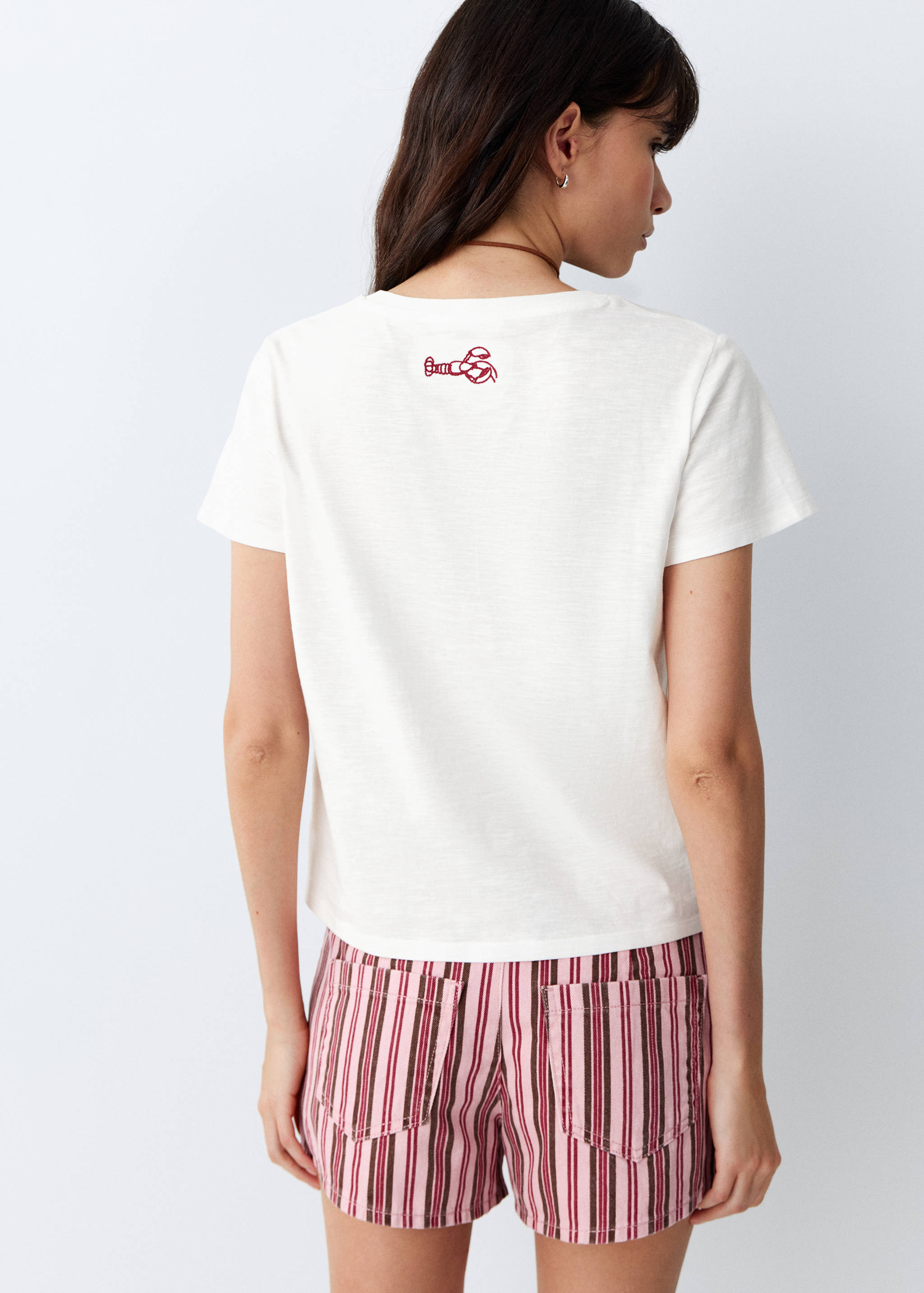 Printed text T-shirt - Reverse of the article