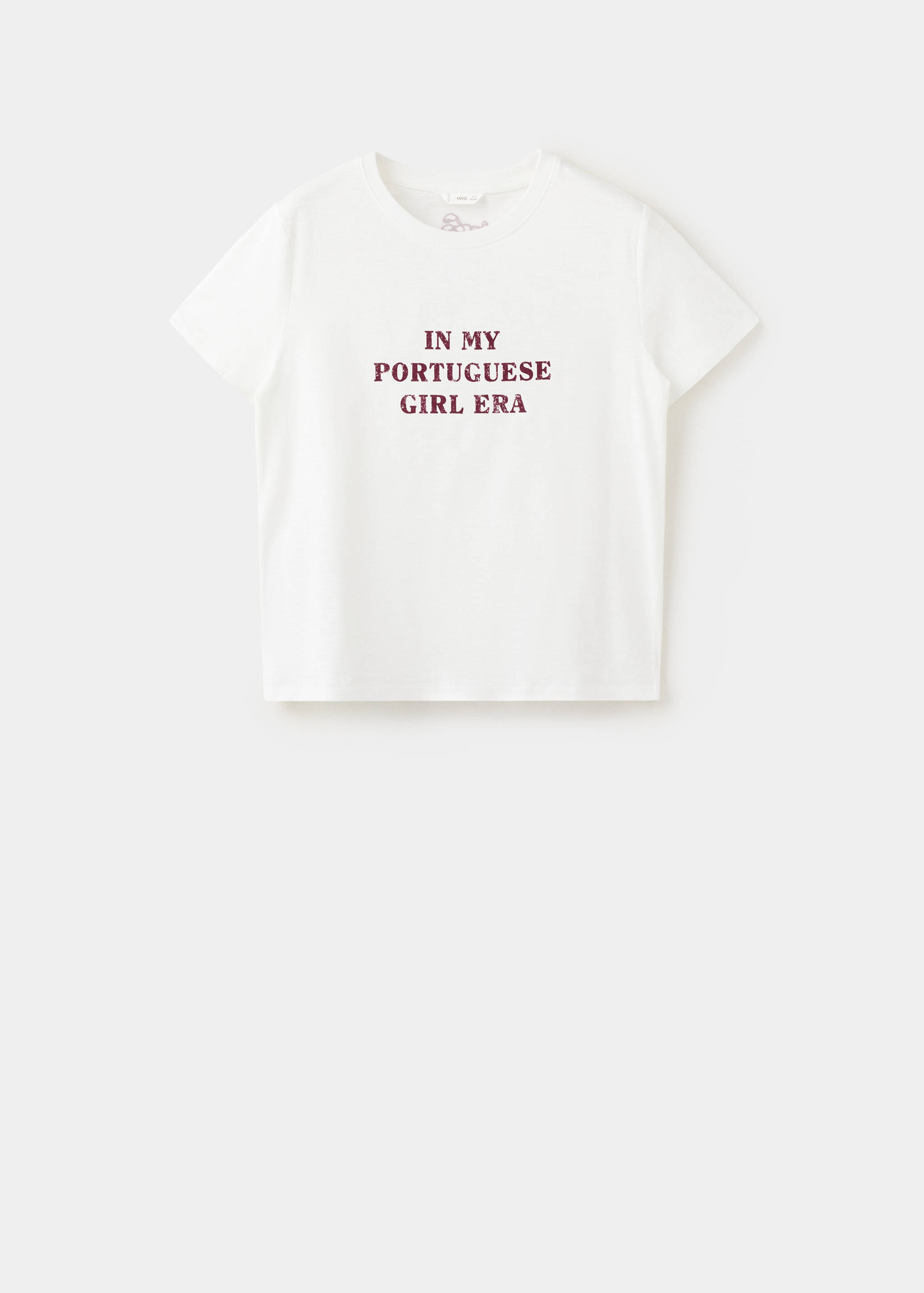 Printed text T-shirt - Article without model