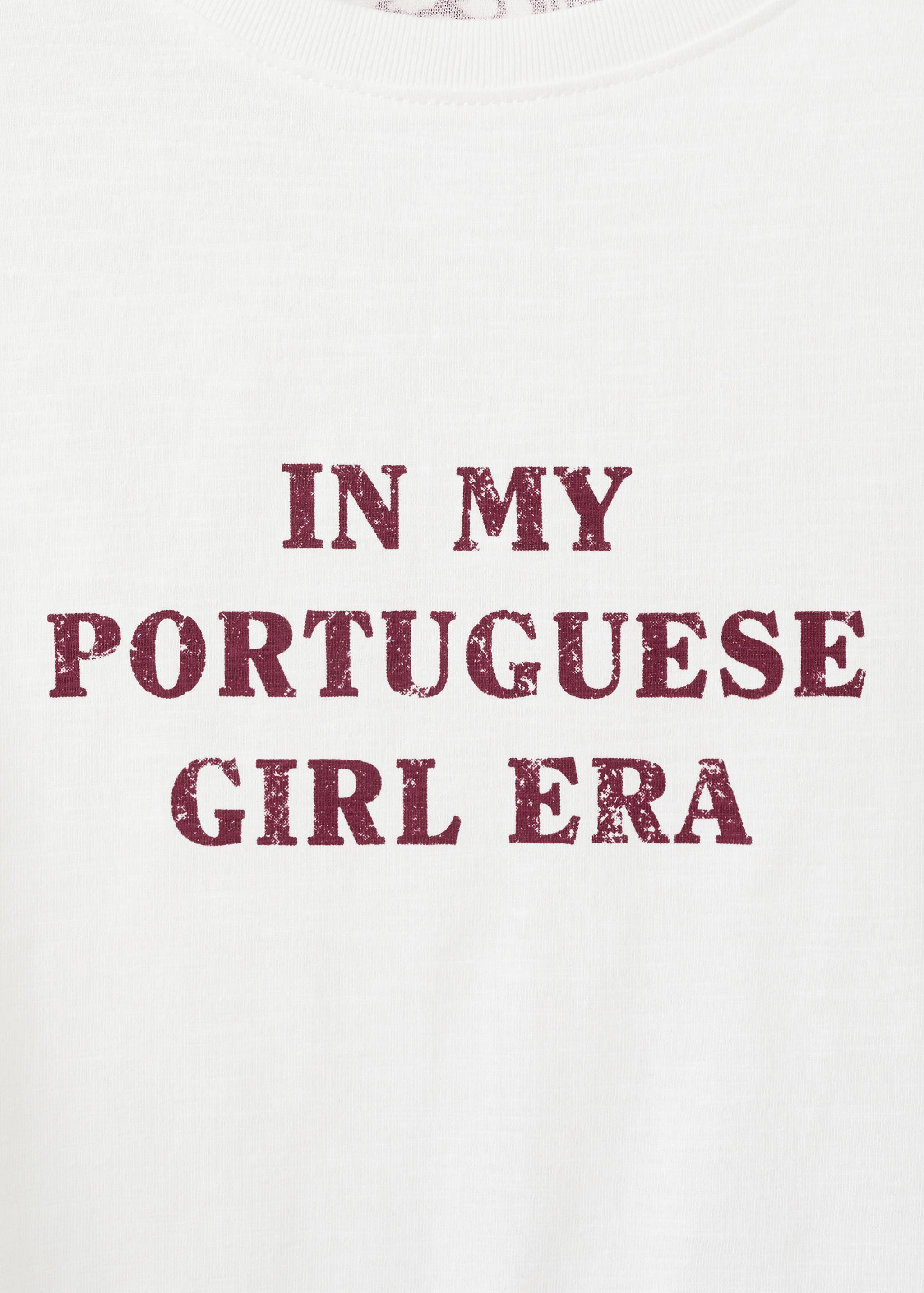 Printed text T-shirt - Details of the article 8