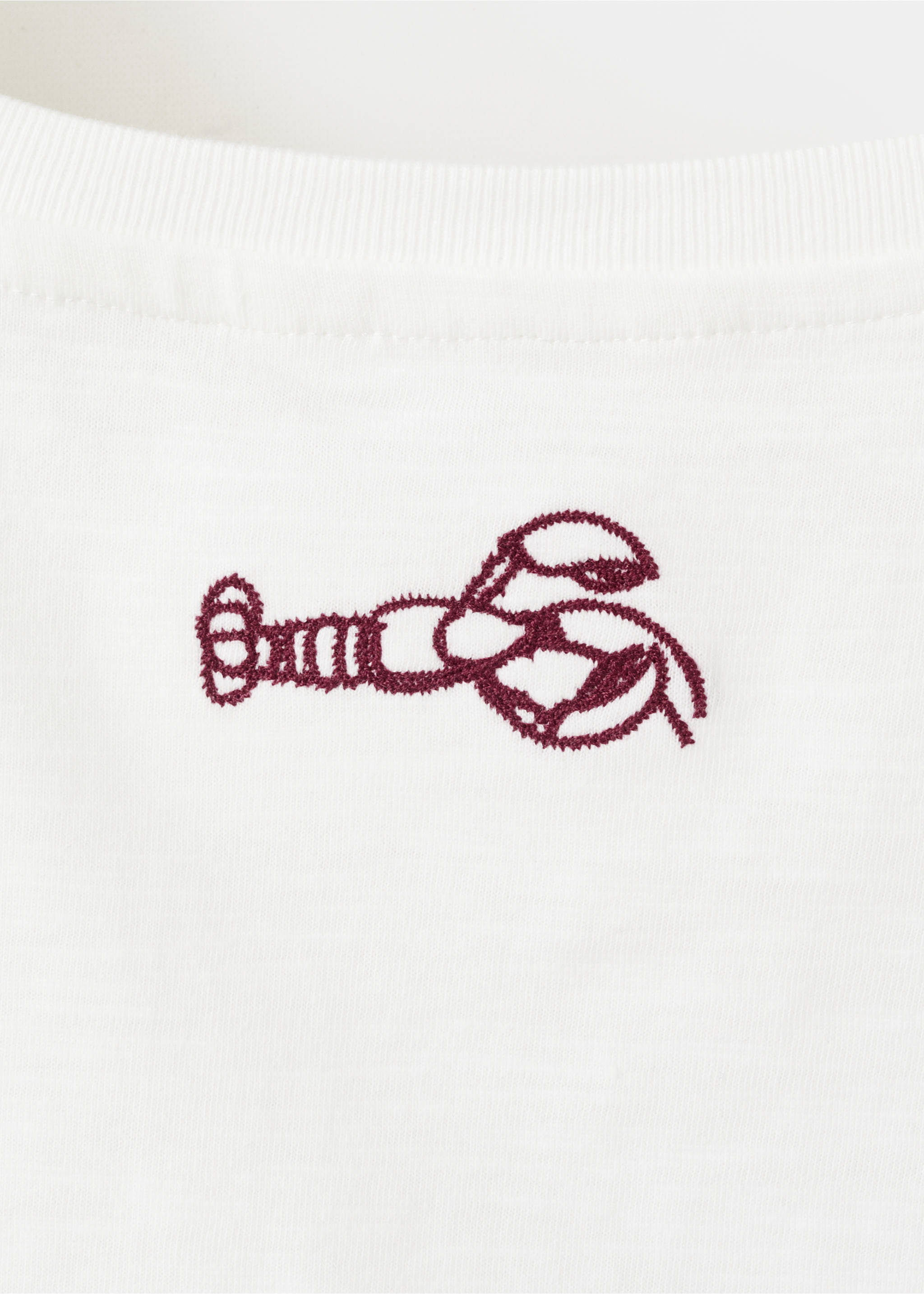 Printed text T-shirt - Details of the article 0, Off White. Ref: 27016744-00.