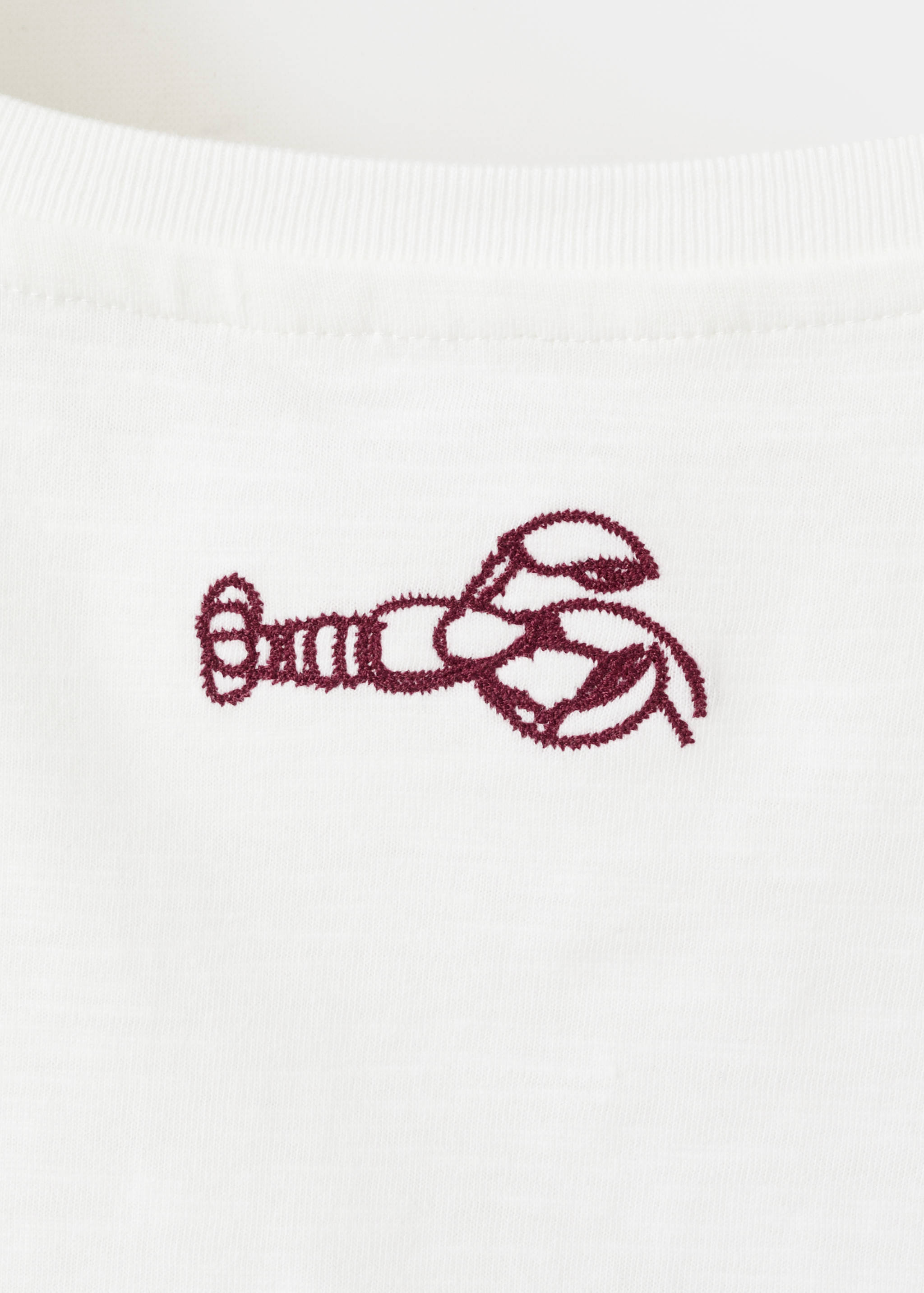 Printed text T-shirt - Details of the article 0