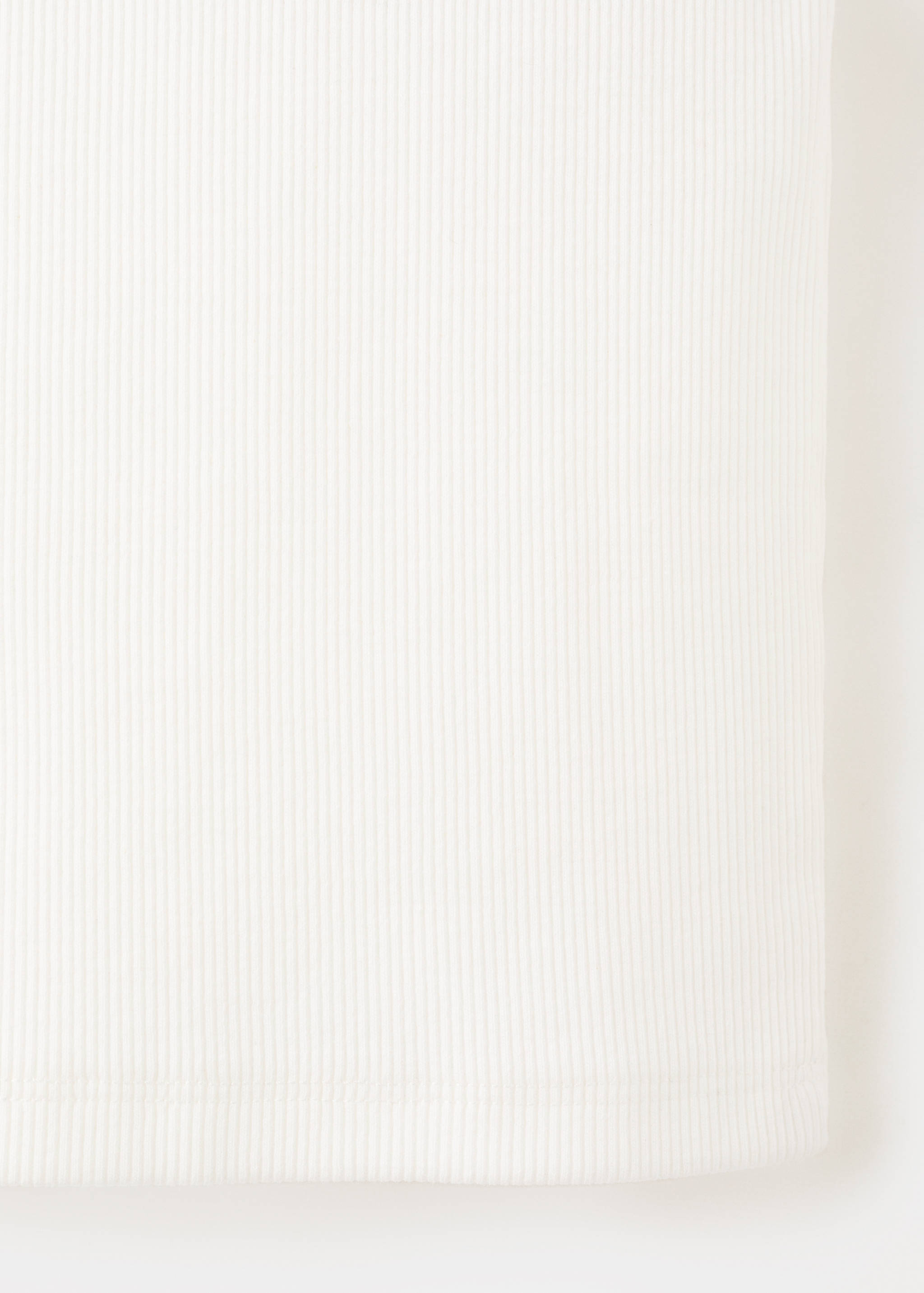 Ribbed cotton-blend top - Details of the article 8