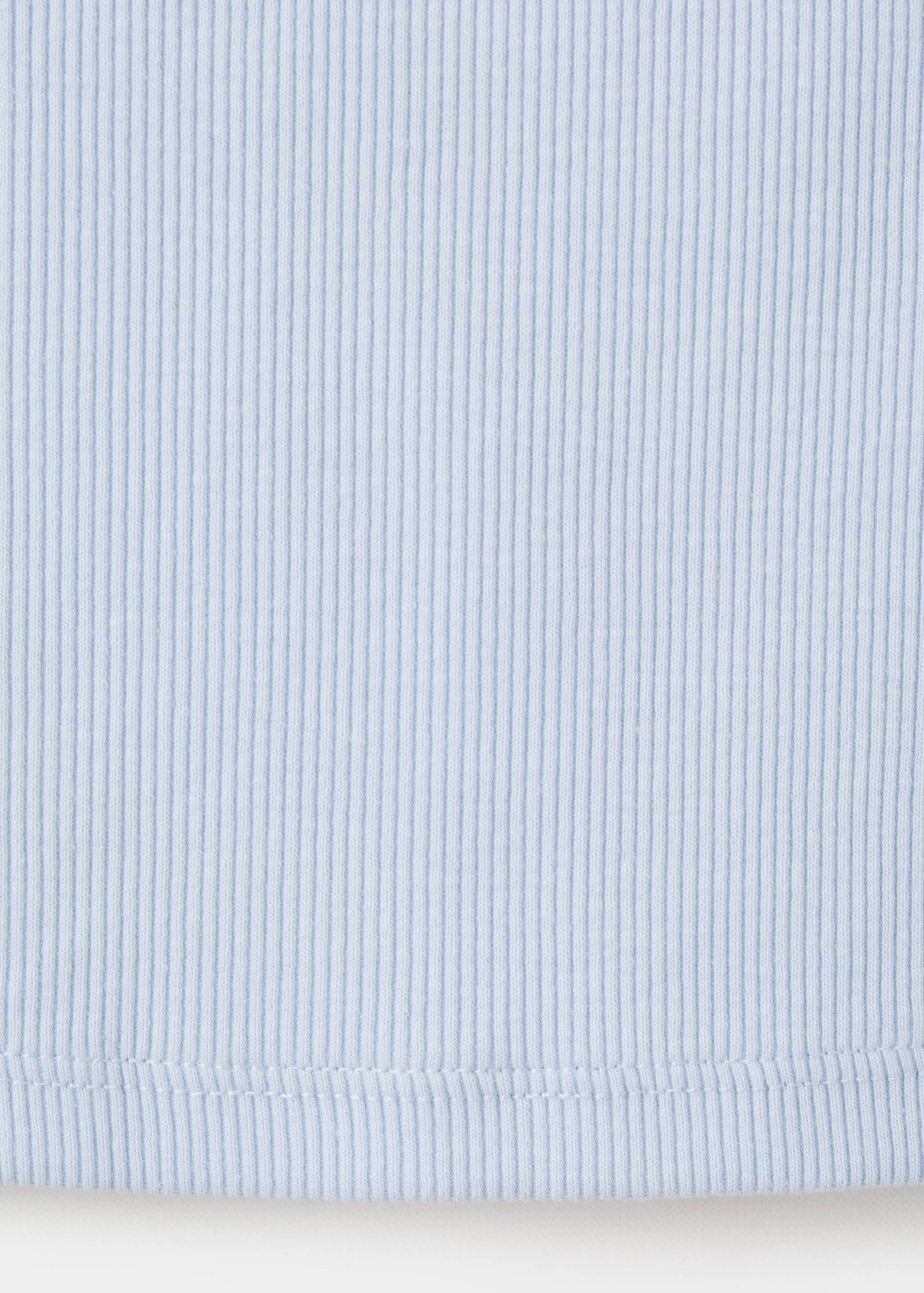 Ribbed cotton-blend top - Details of the article 0