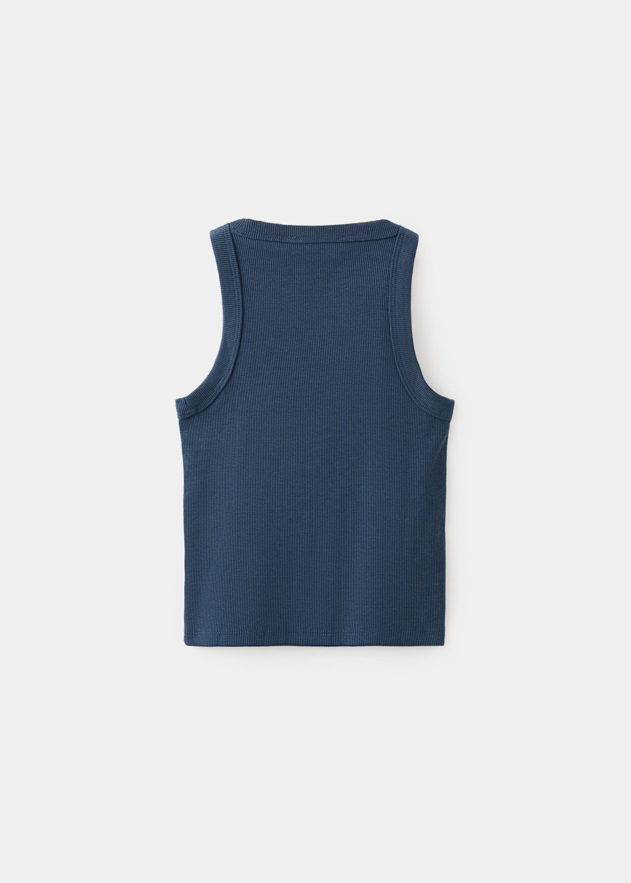 Ribbed cotton-blend top - Reverse of the article