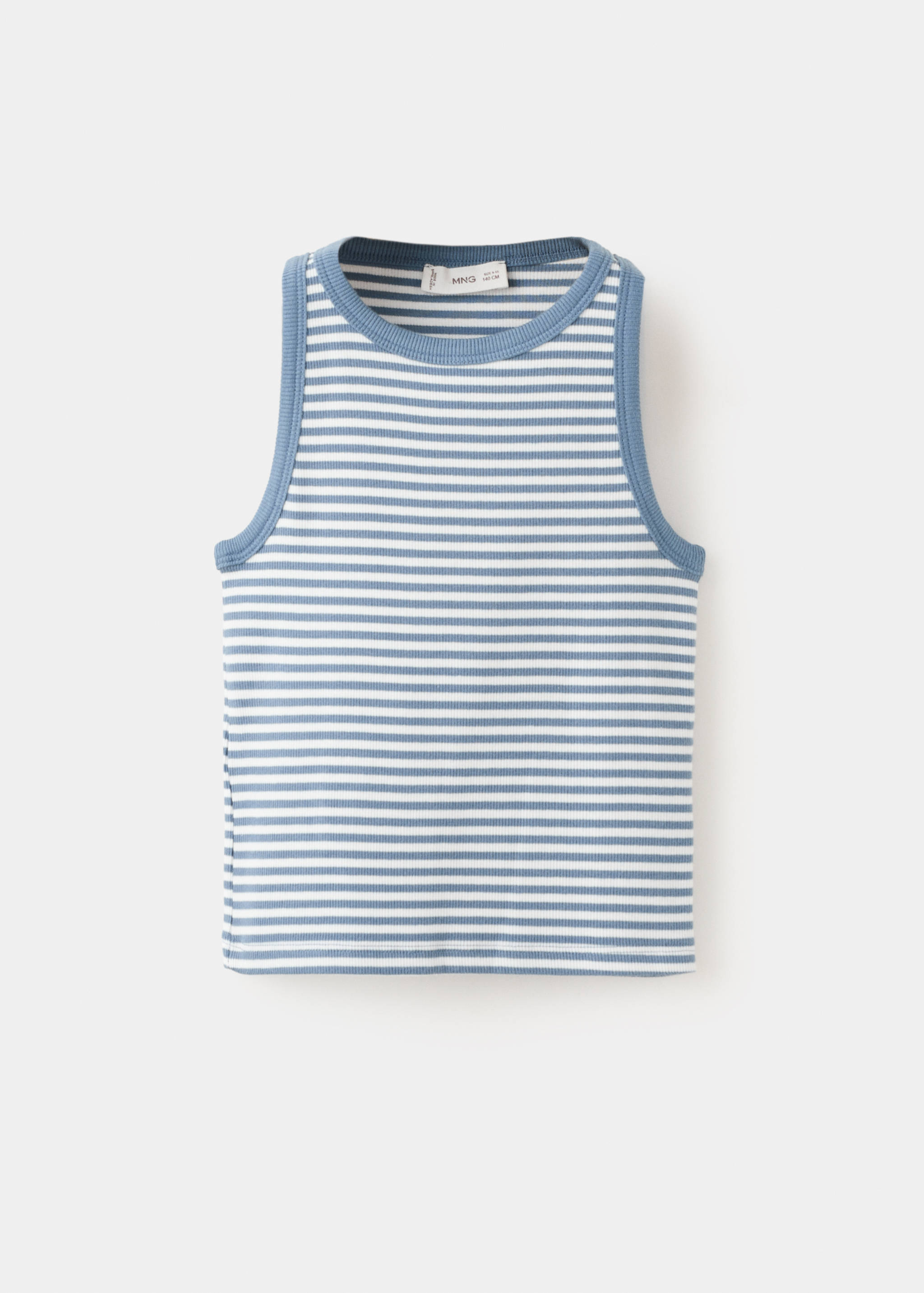 Striped ribbed top - Article without model