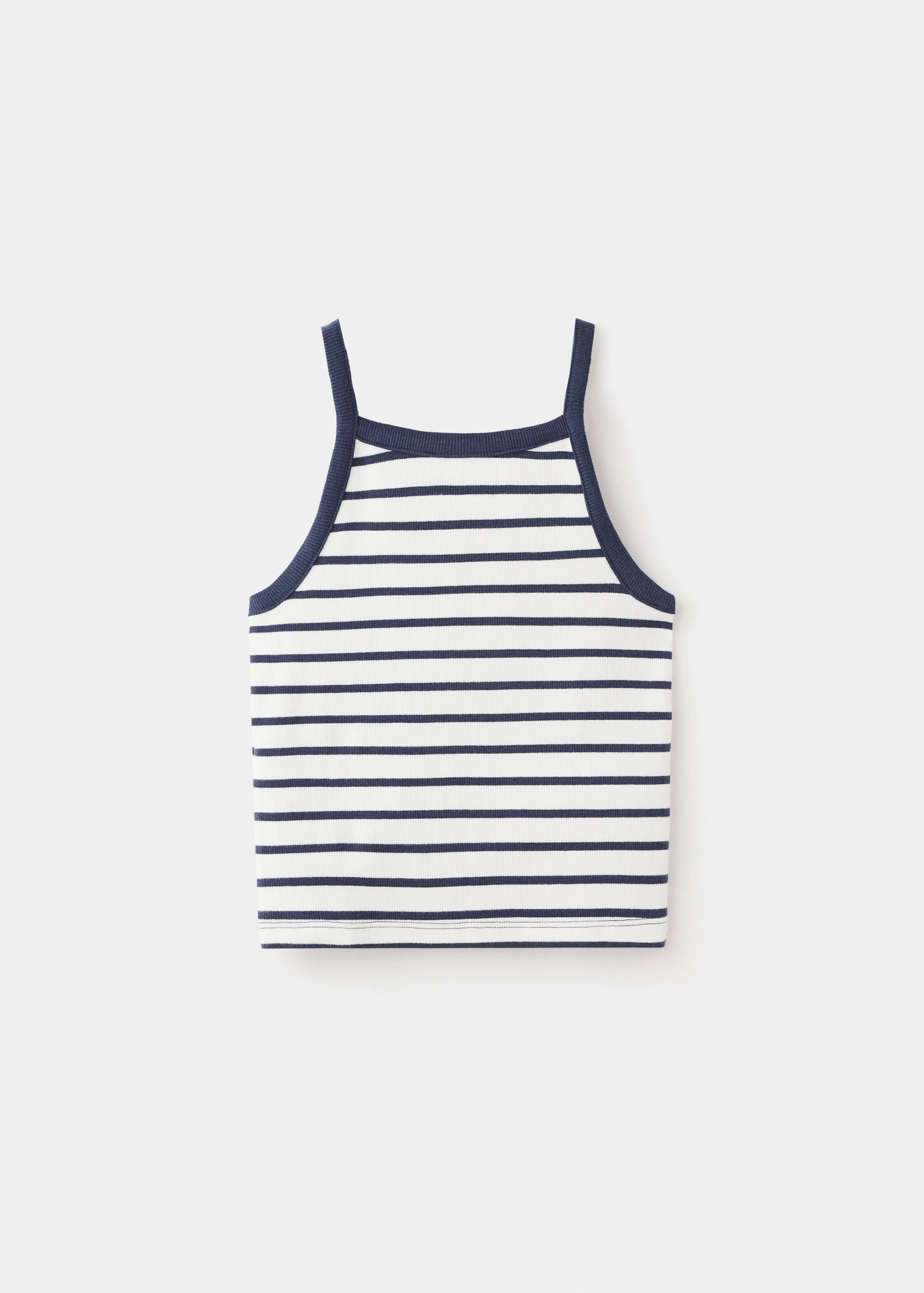 Striped strap T-shirt - Reverse of the article