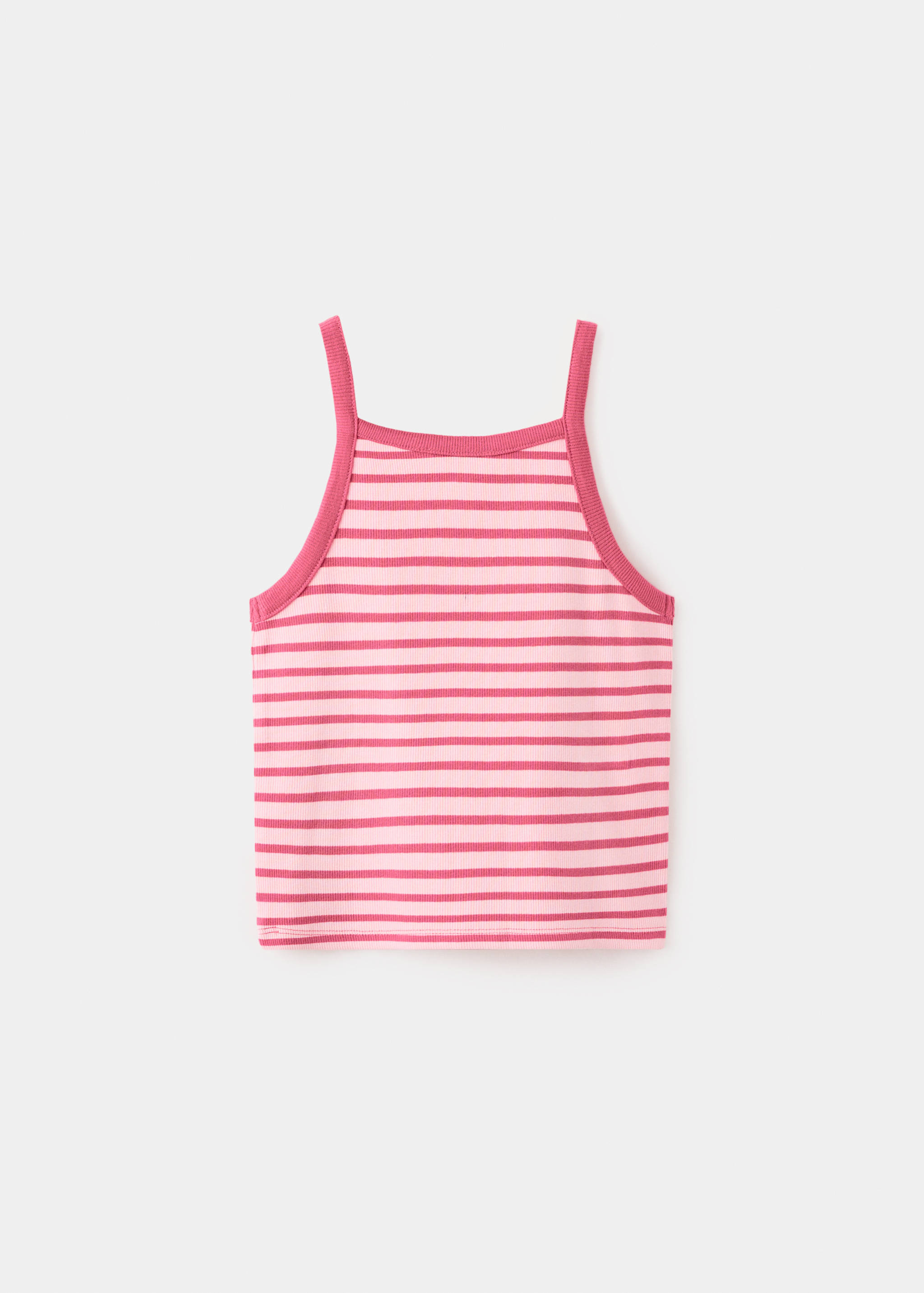 Striped strap T-shirt - Reverse of the article