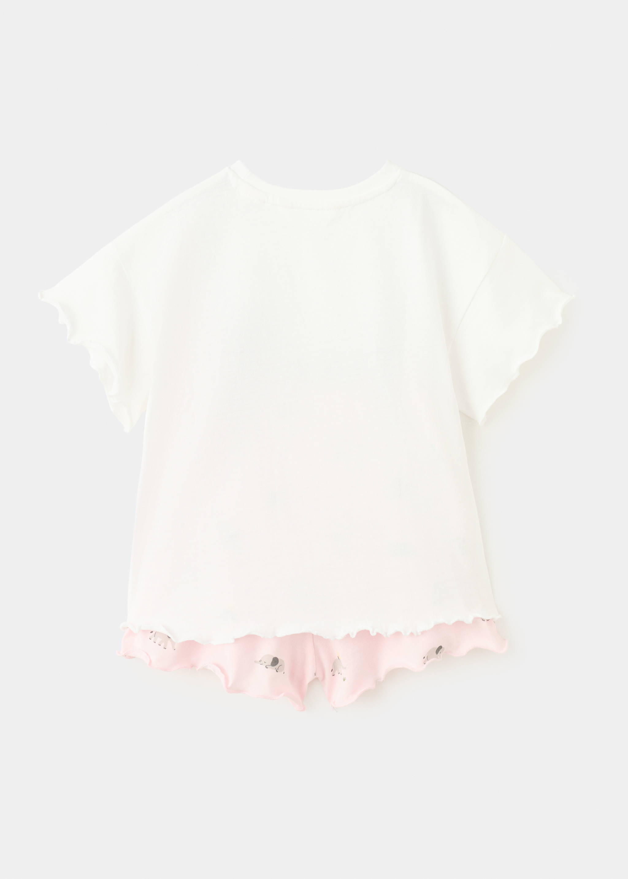 Pijama curto estampado - Verso do artigo