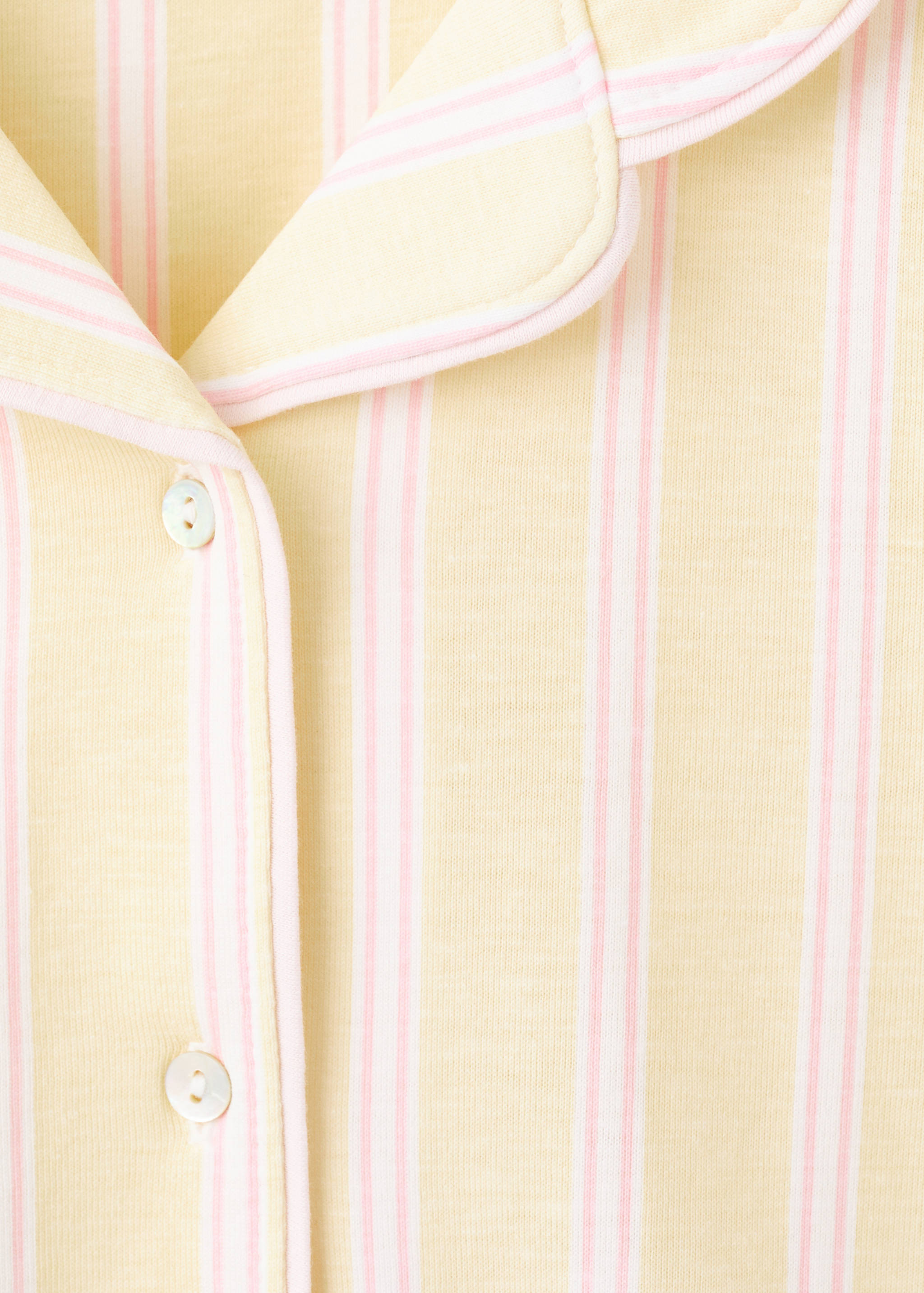 Pijama curto às riscas - Pormenor do artigo 0