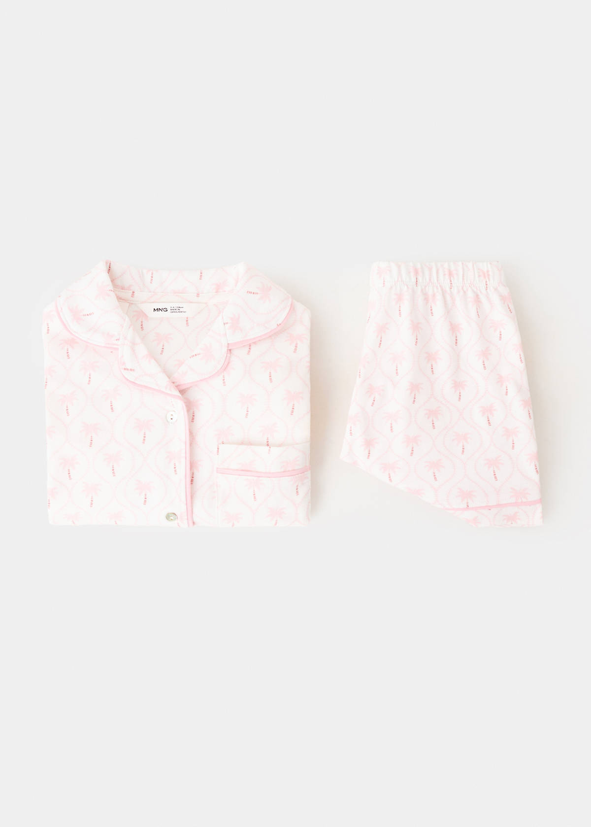 Printed short pyjamas — Pink