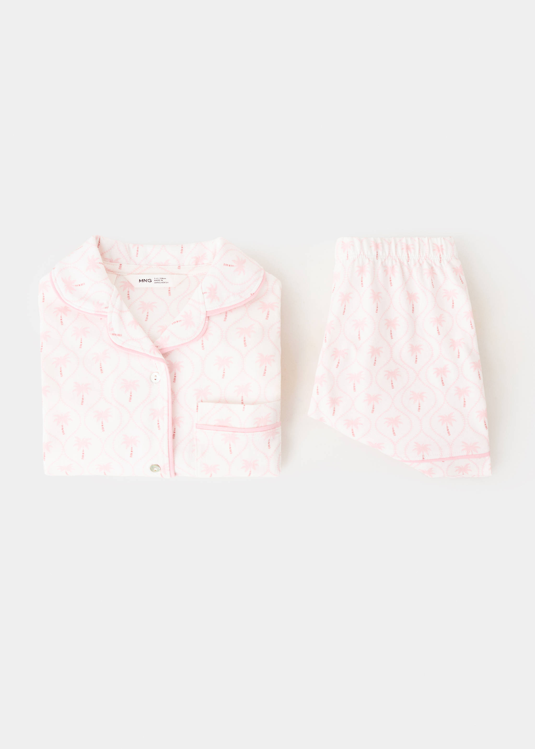 Pijama corto estampado - Detalle del artículo 0