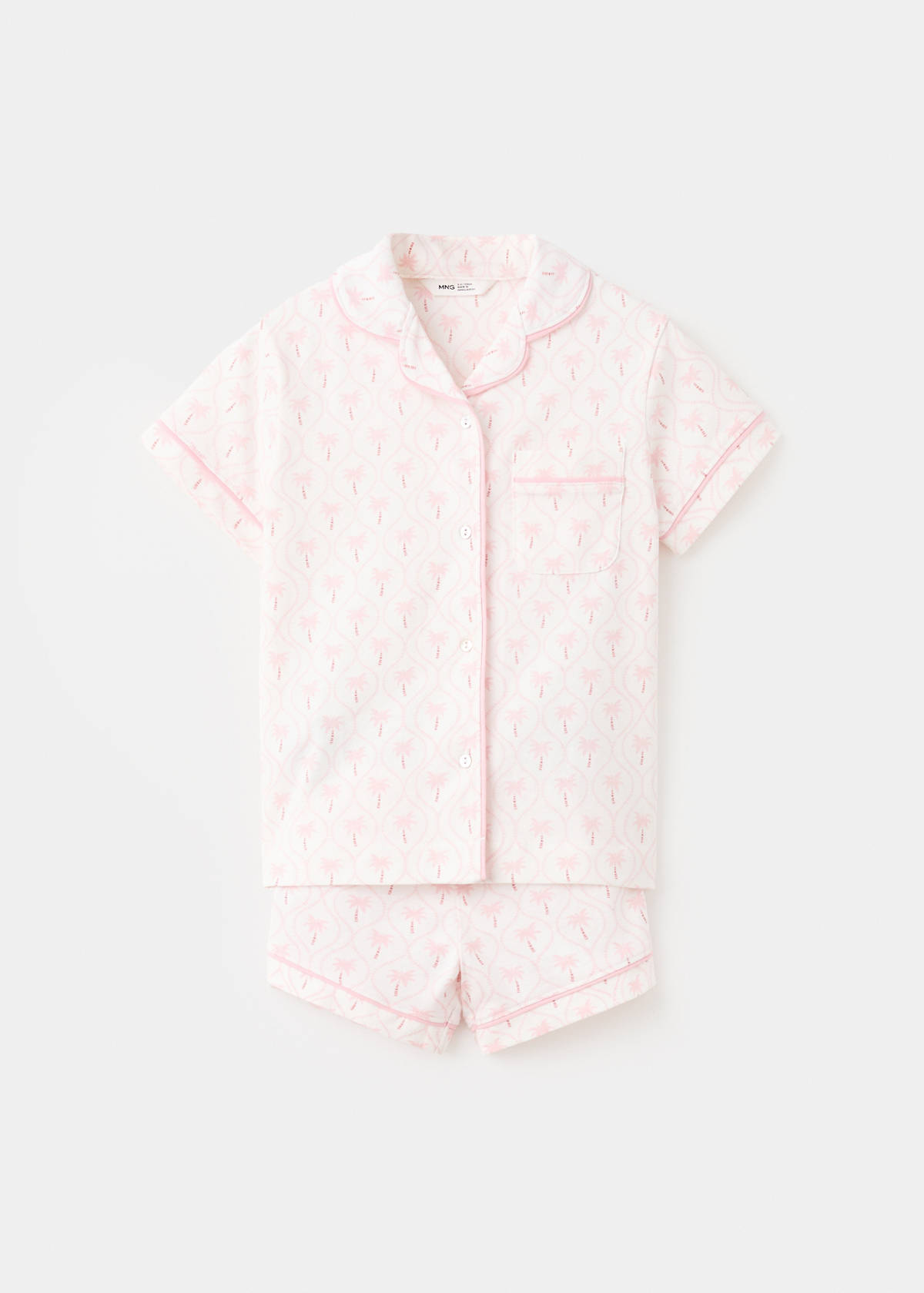 Printed short pyjamas — Pink