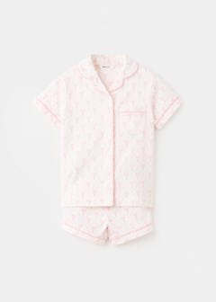 Printed short pyjamas — Pink 1