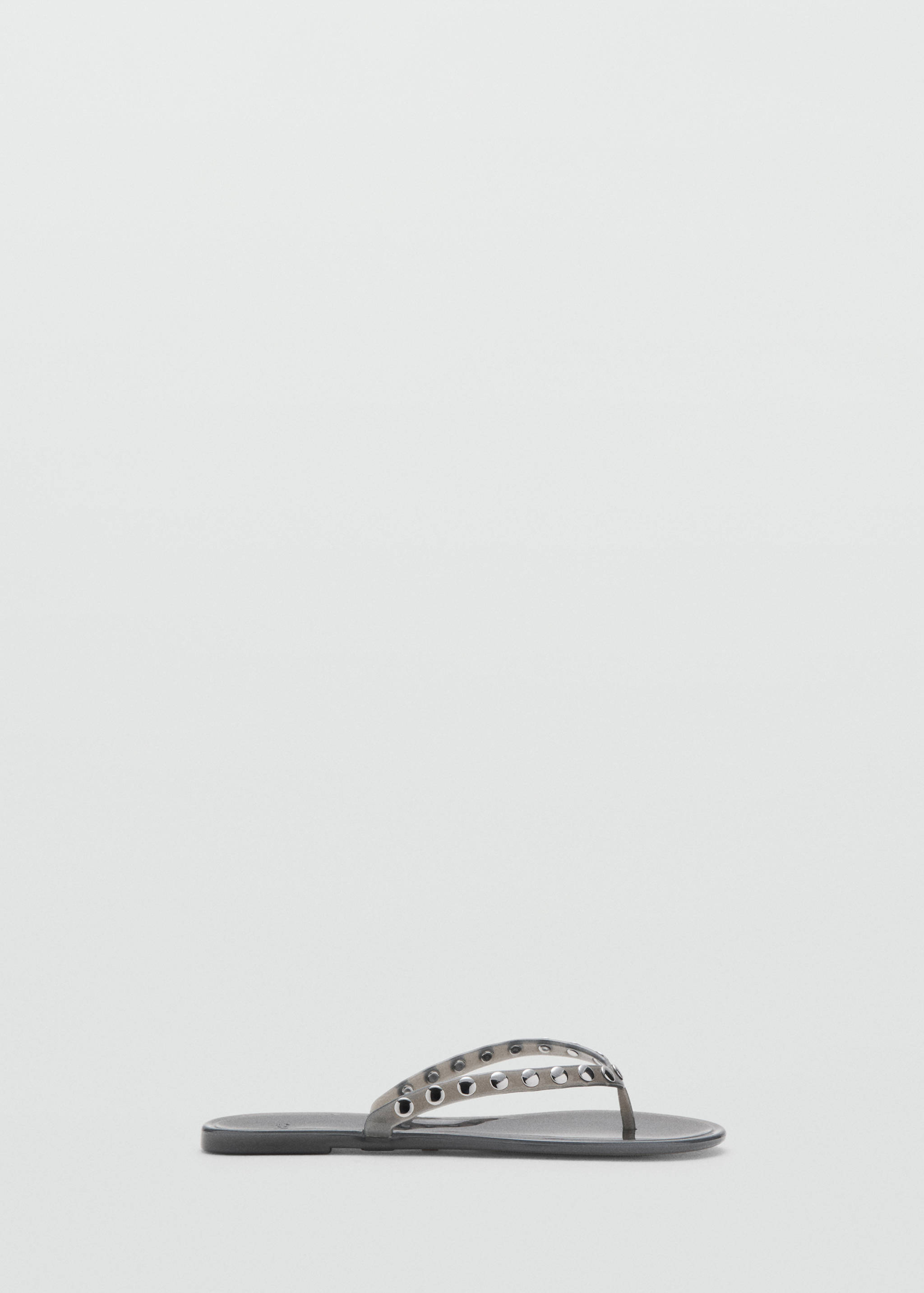 Vinyl strap studded sandals - Article without model