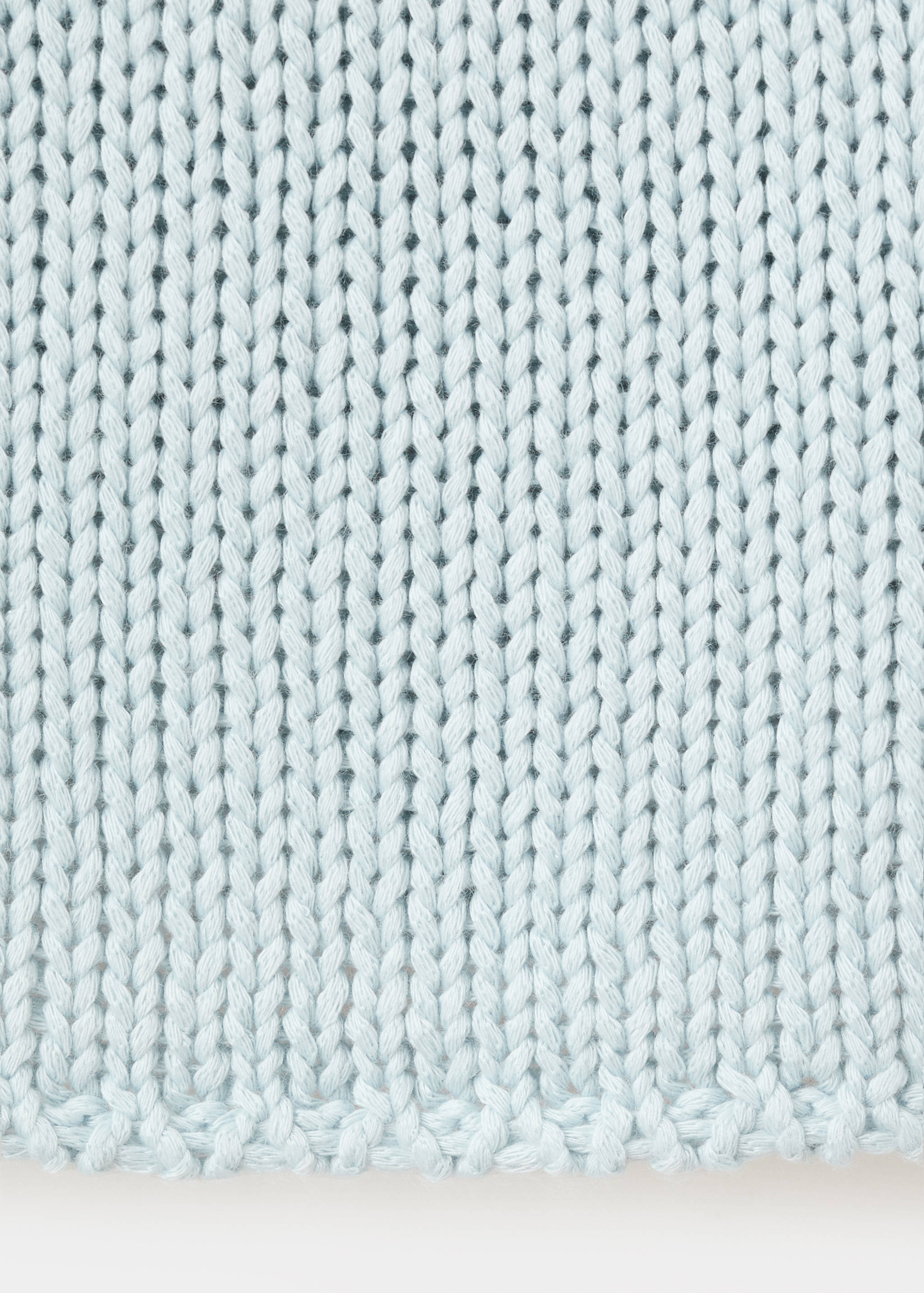 Knitted top with shawl detail - Details of the article 0