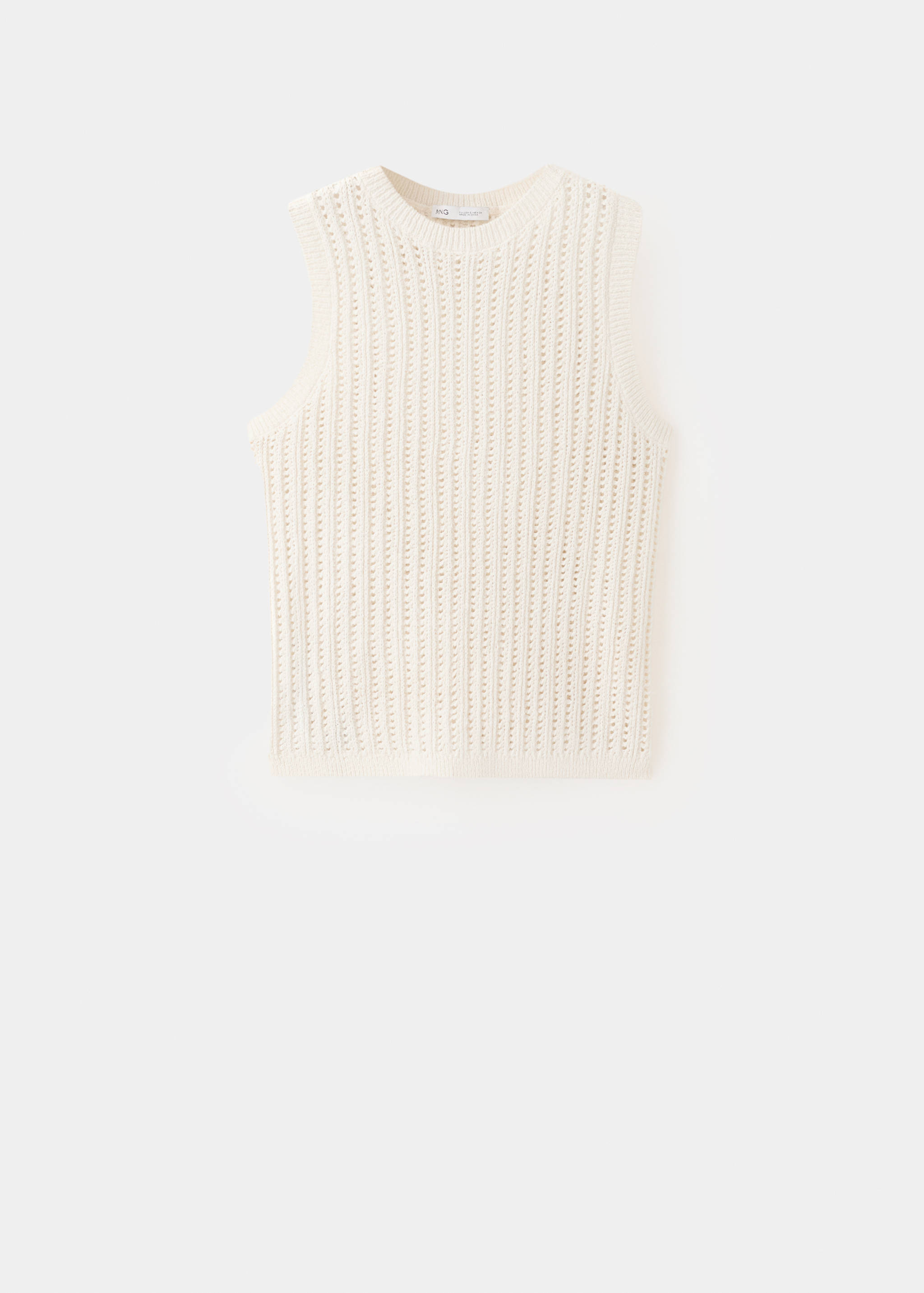 Openwork knit top - Article without model