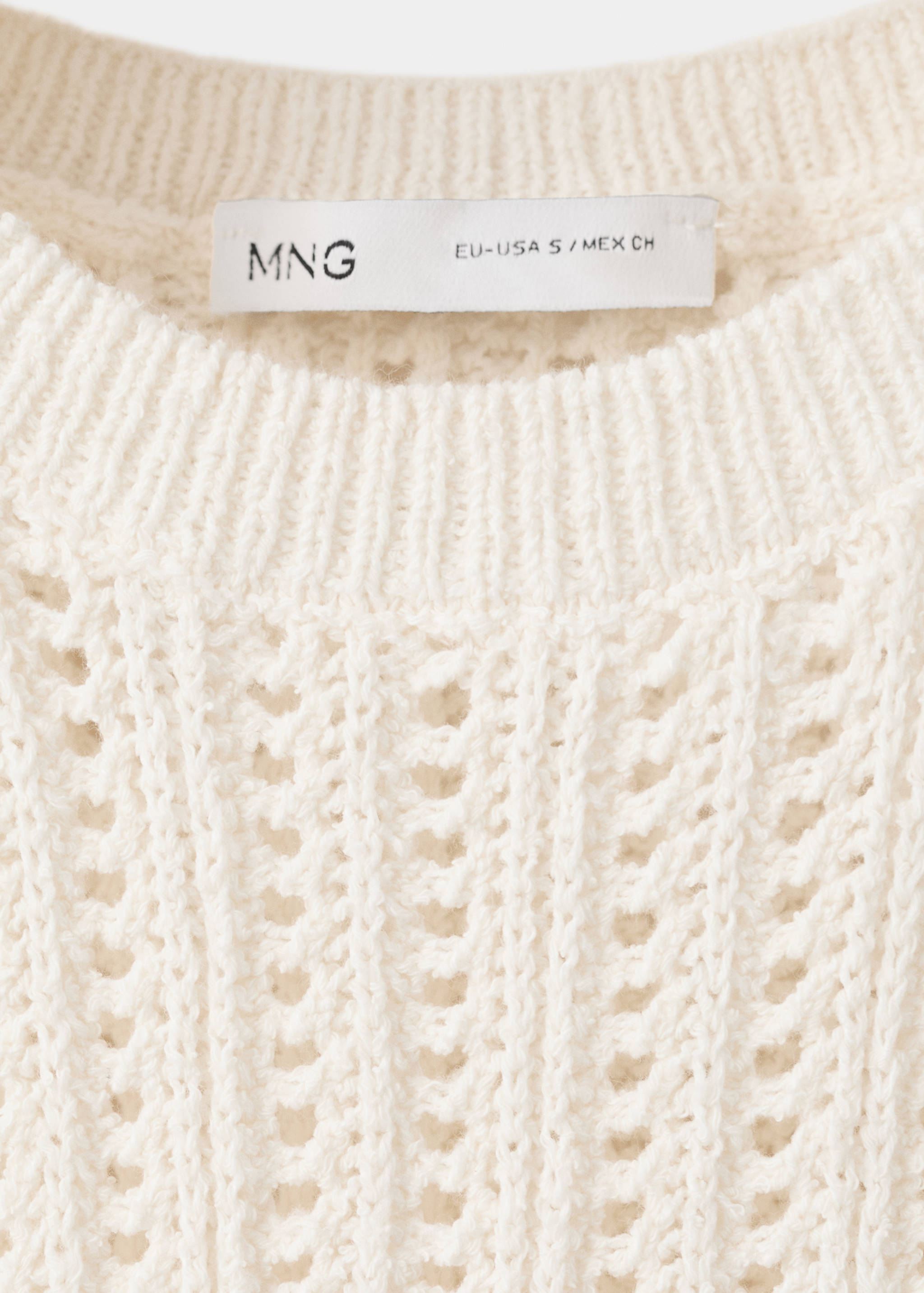 Openwork knit top - Details of the article 8