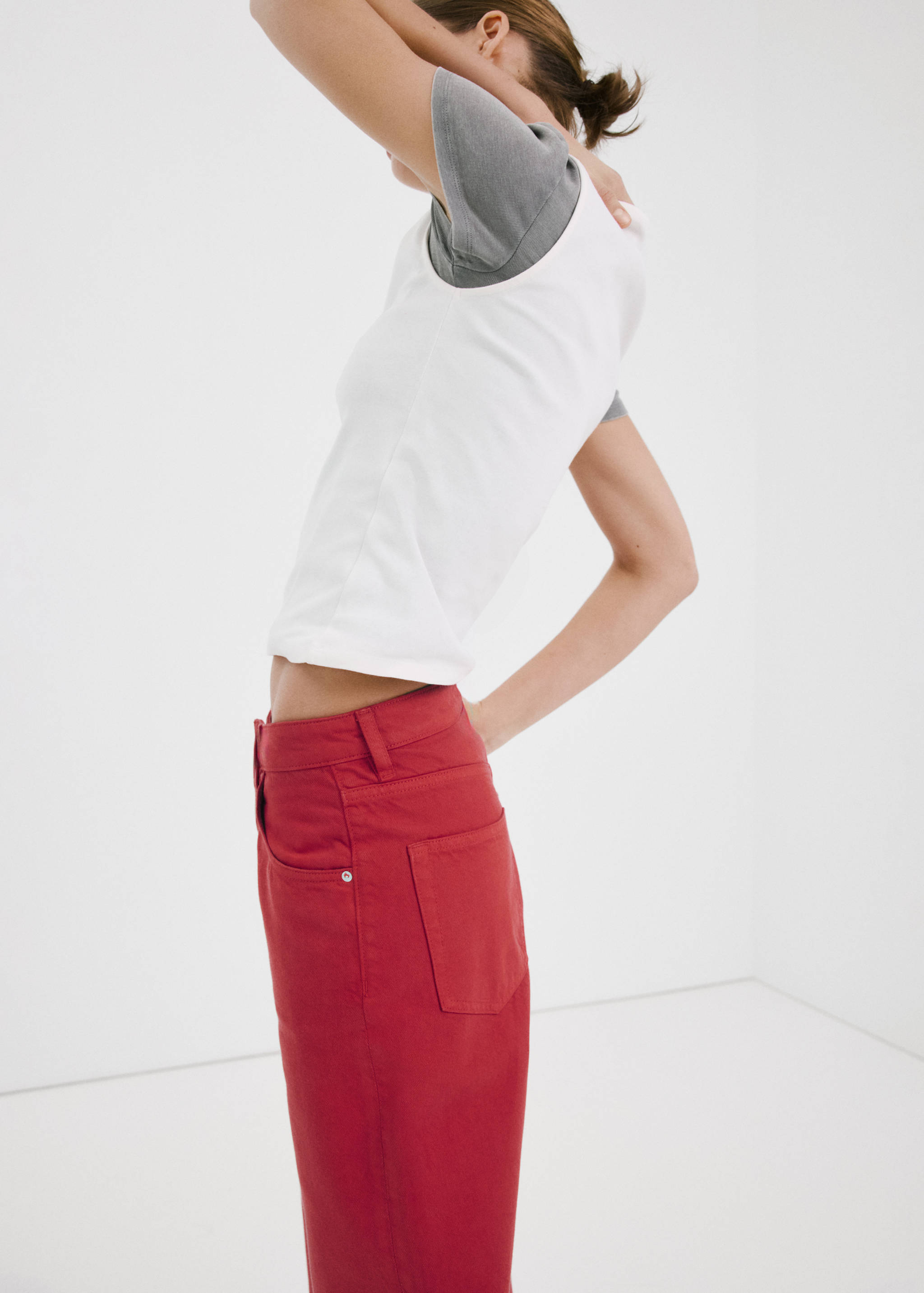Balloon crop jeans - Details of the article 6