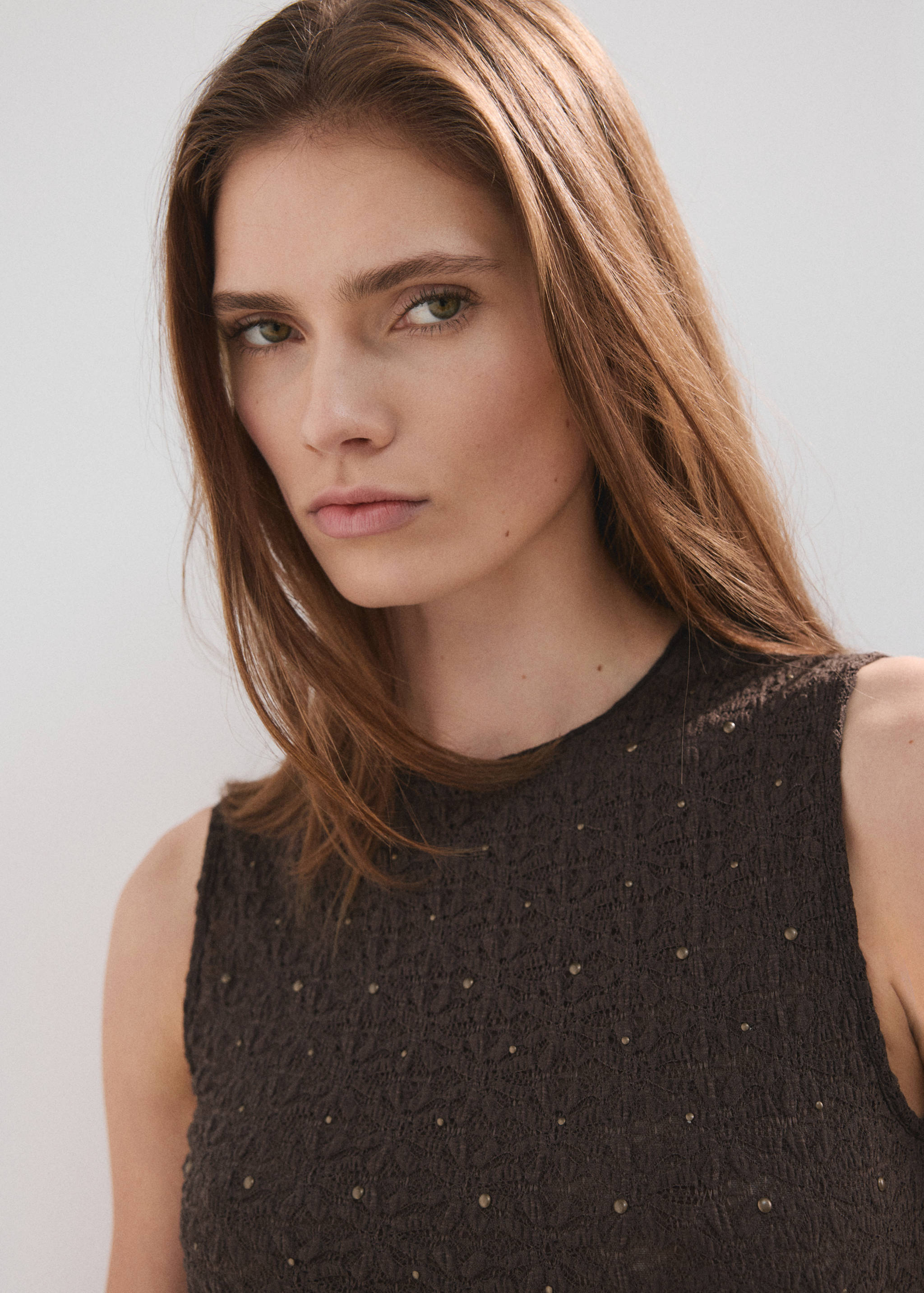 Wide strap glitter top - Details of the article 1