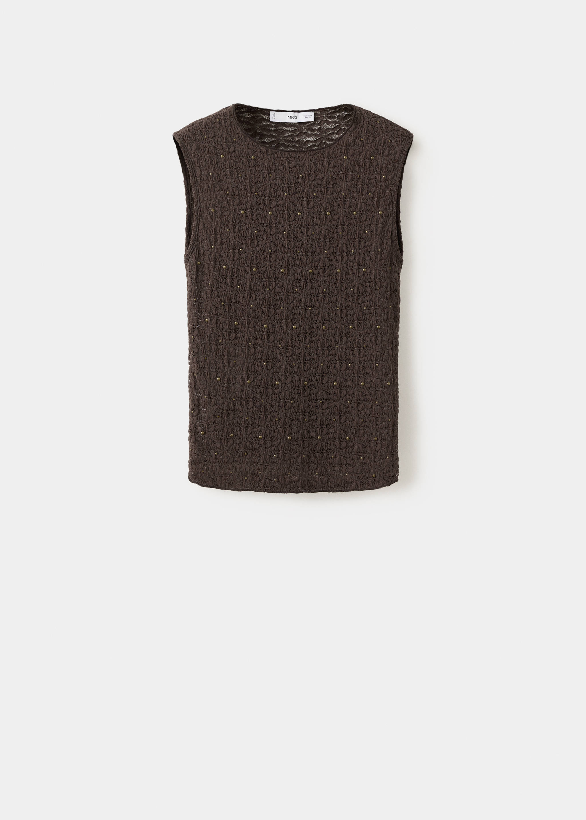 Fitted studded top - Article without model