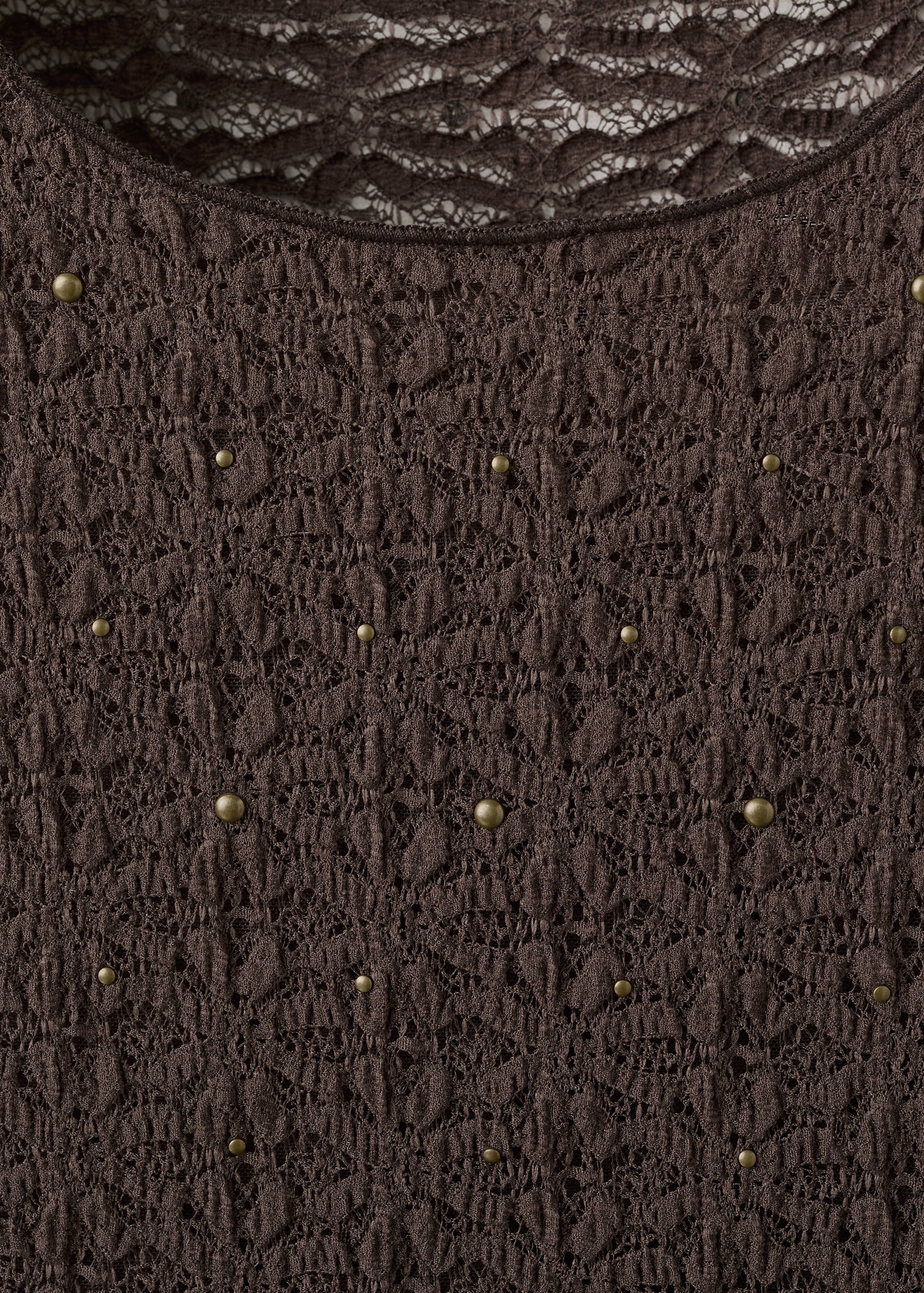 Fitted studded top - Details of the article 8