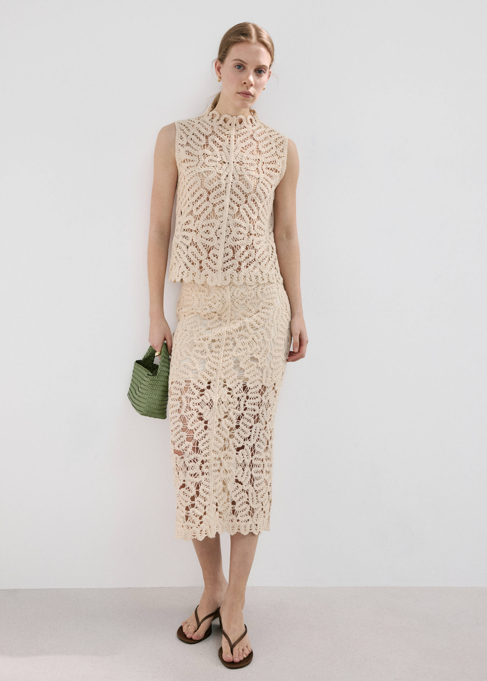 Openwork knit top - General plane