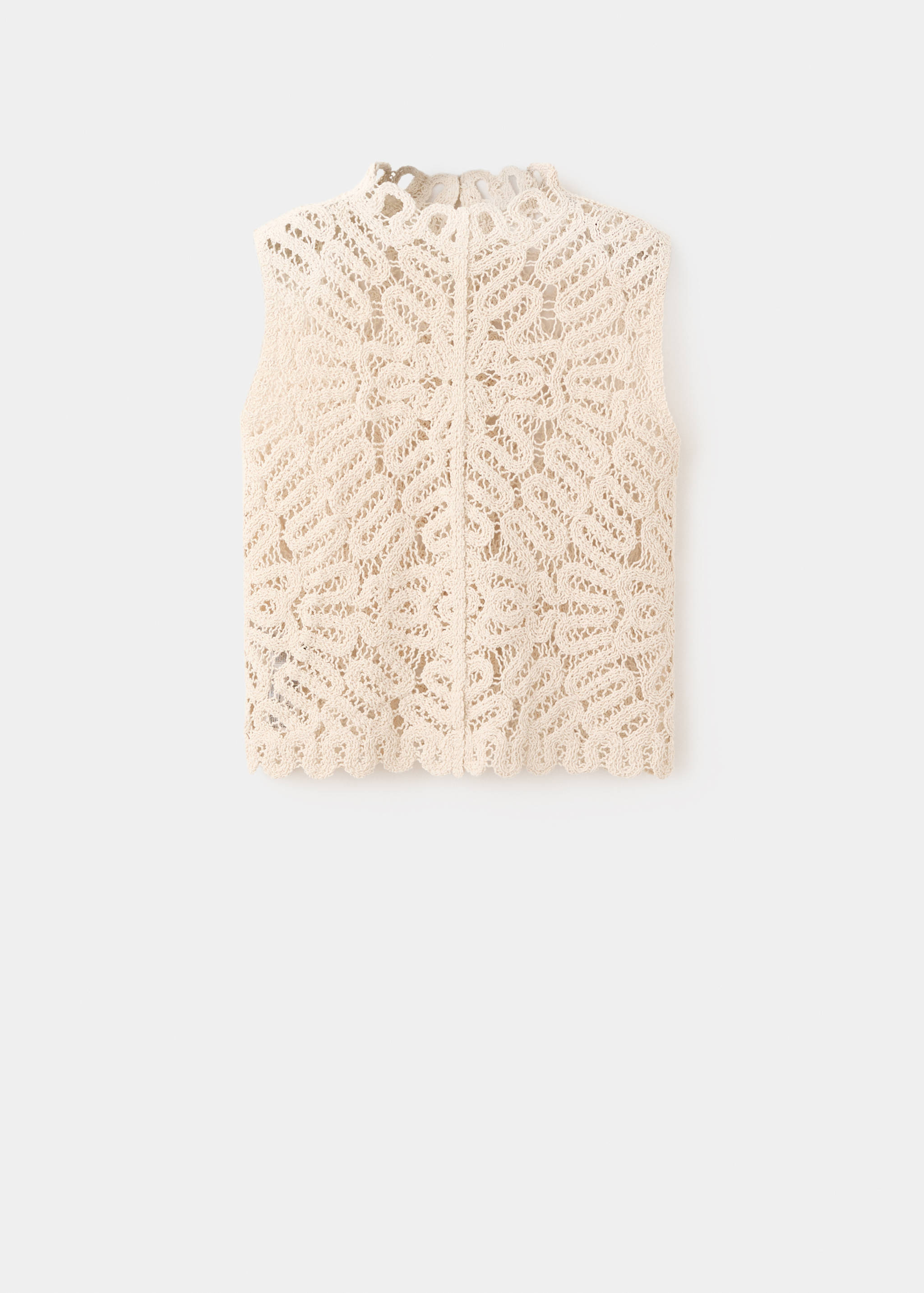 Openwork knit top - Article without model