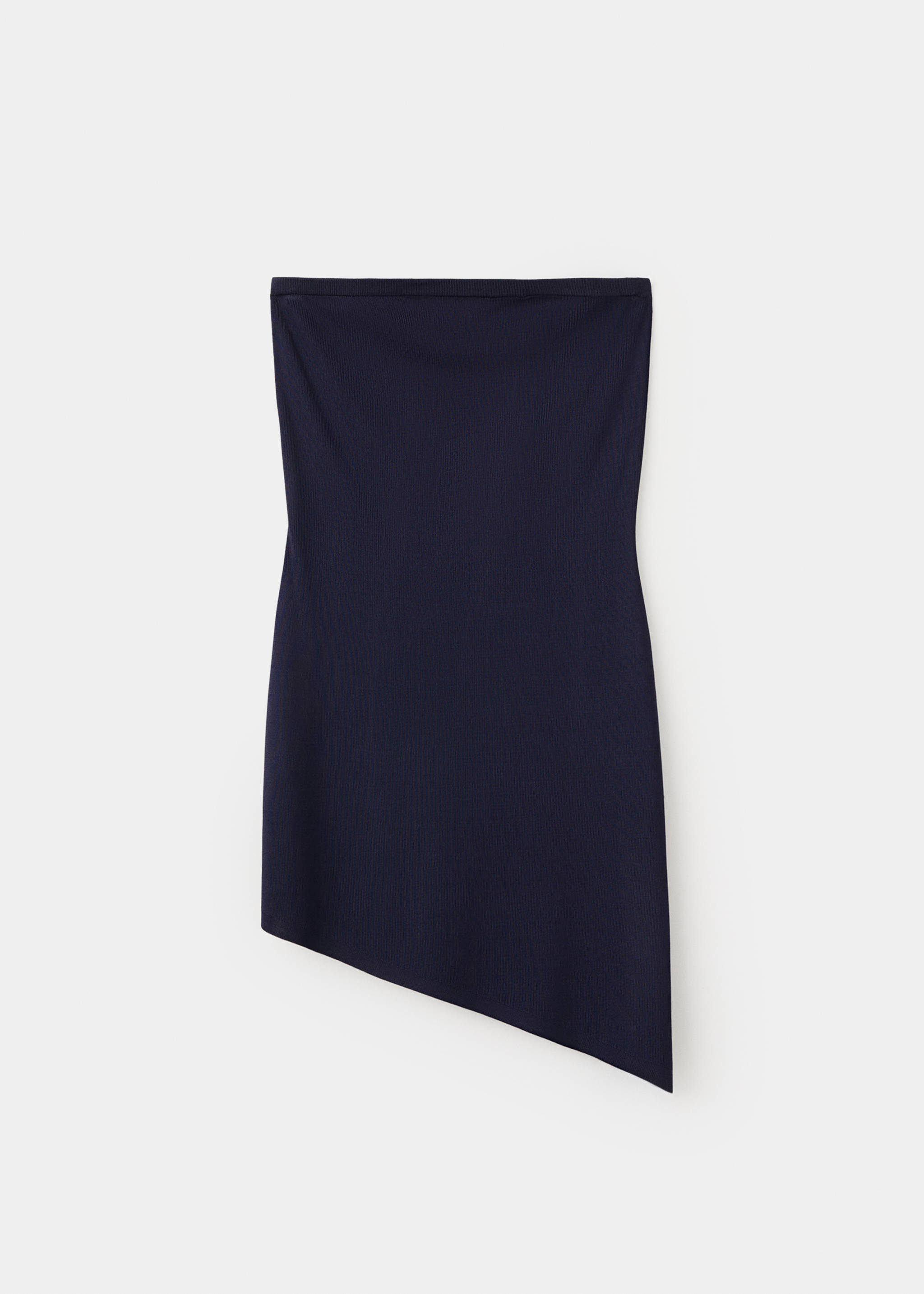 Asymmetrical fine-knit top - Article without model