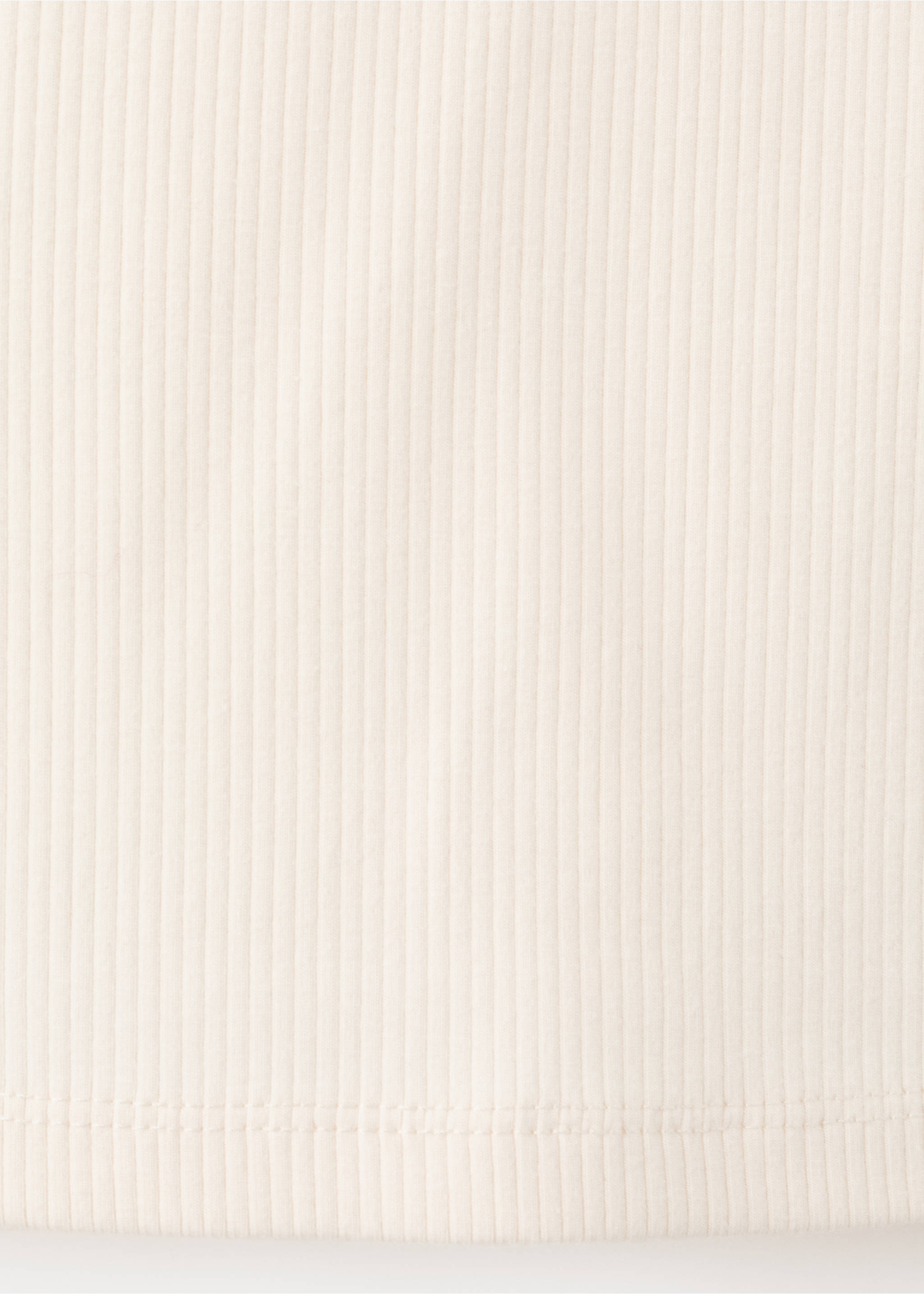 Top ribetes encaje - Detalle del artículo 0, Crudo. Ref: 27017150-00.