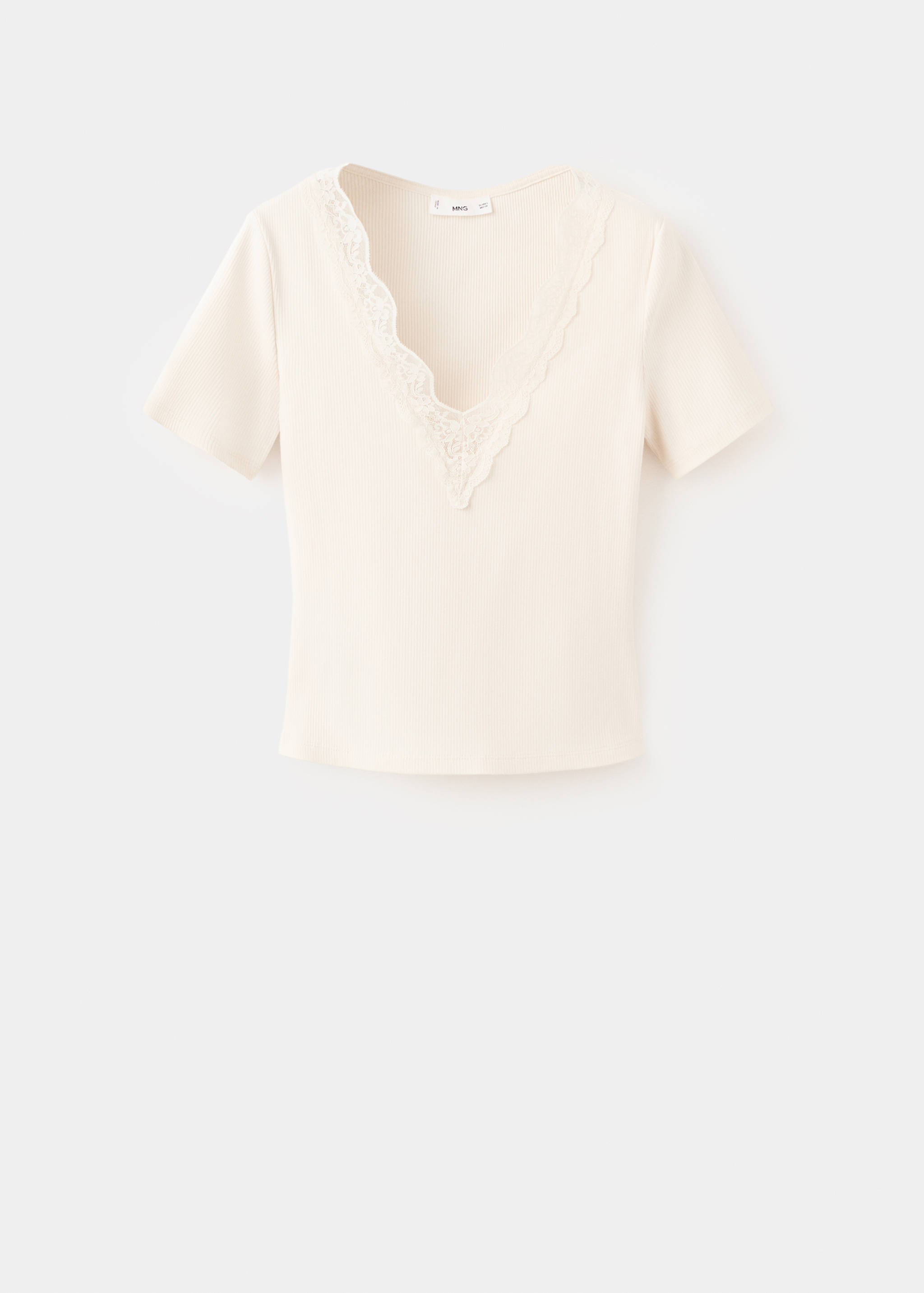 Lace trim top - Article without model
