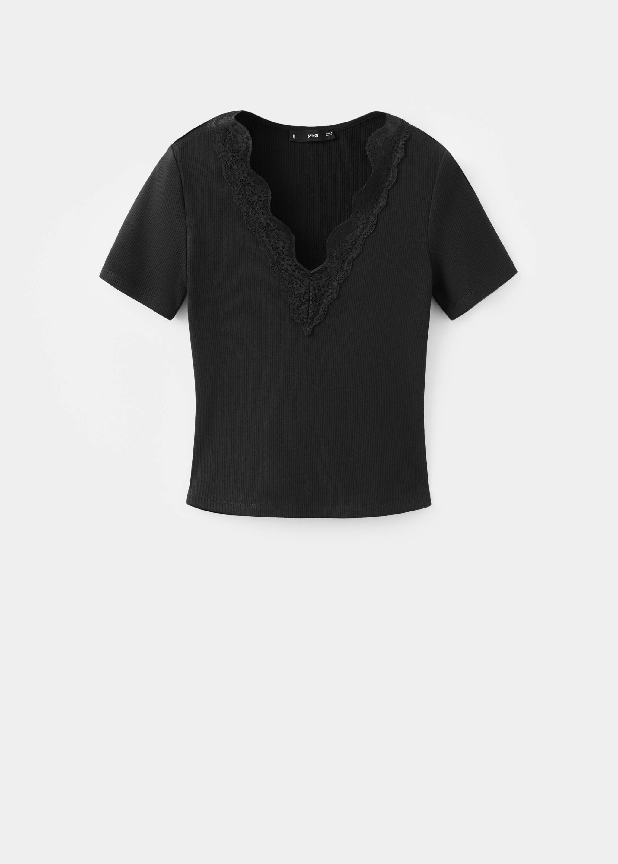 Lace trim top - Article without model