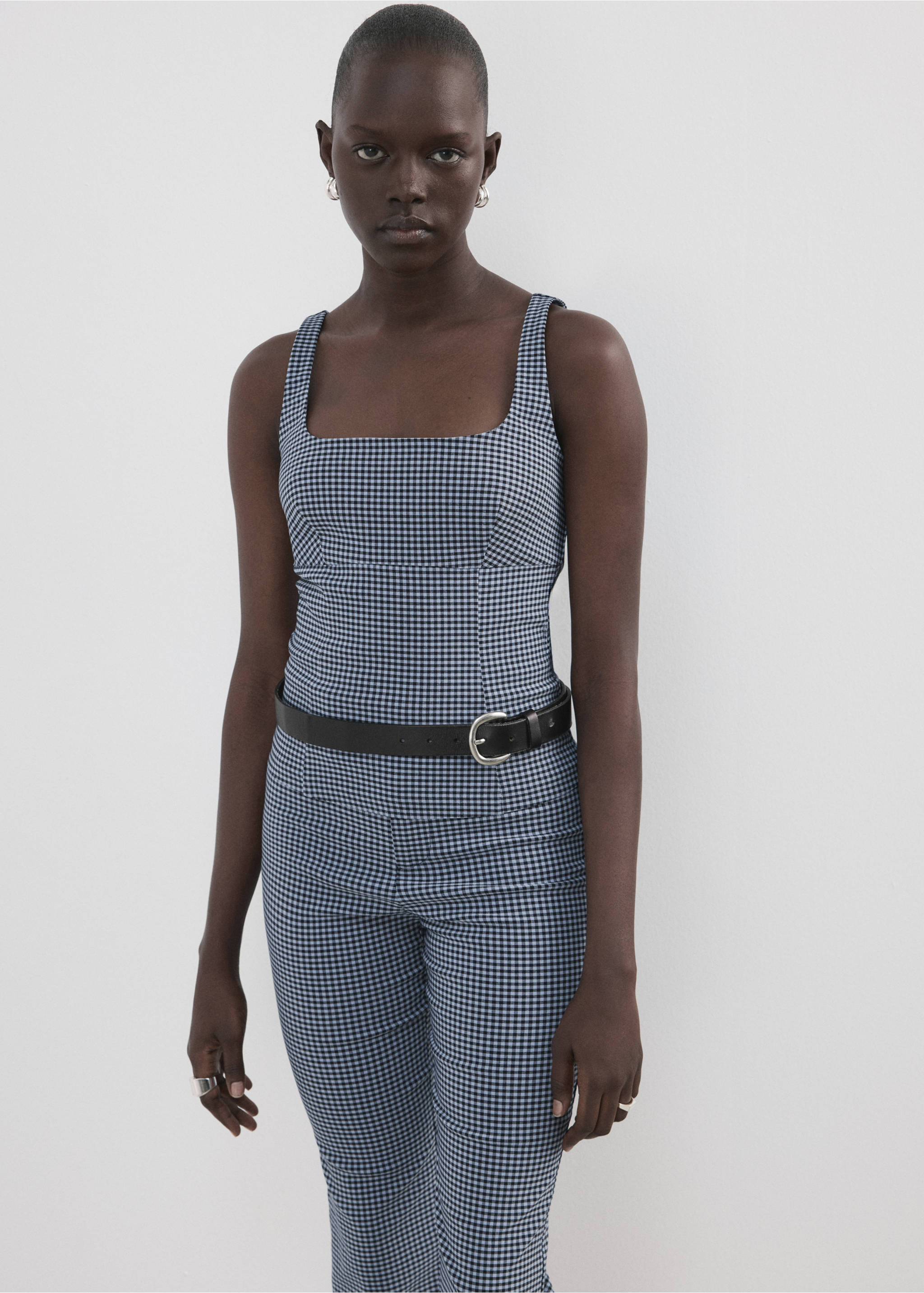 Vichy Top - Medium plane, Blue. Ref: 27017151-00.