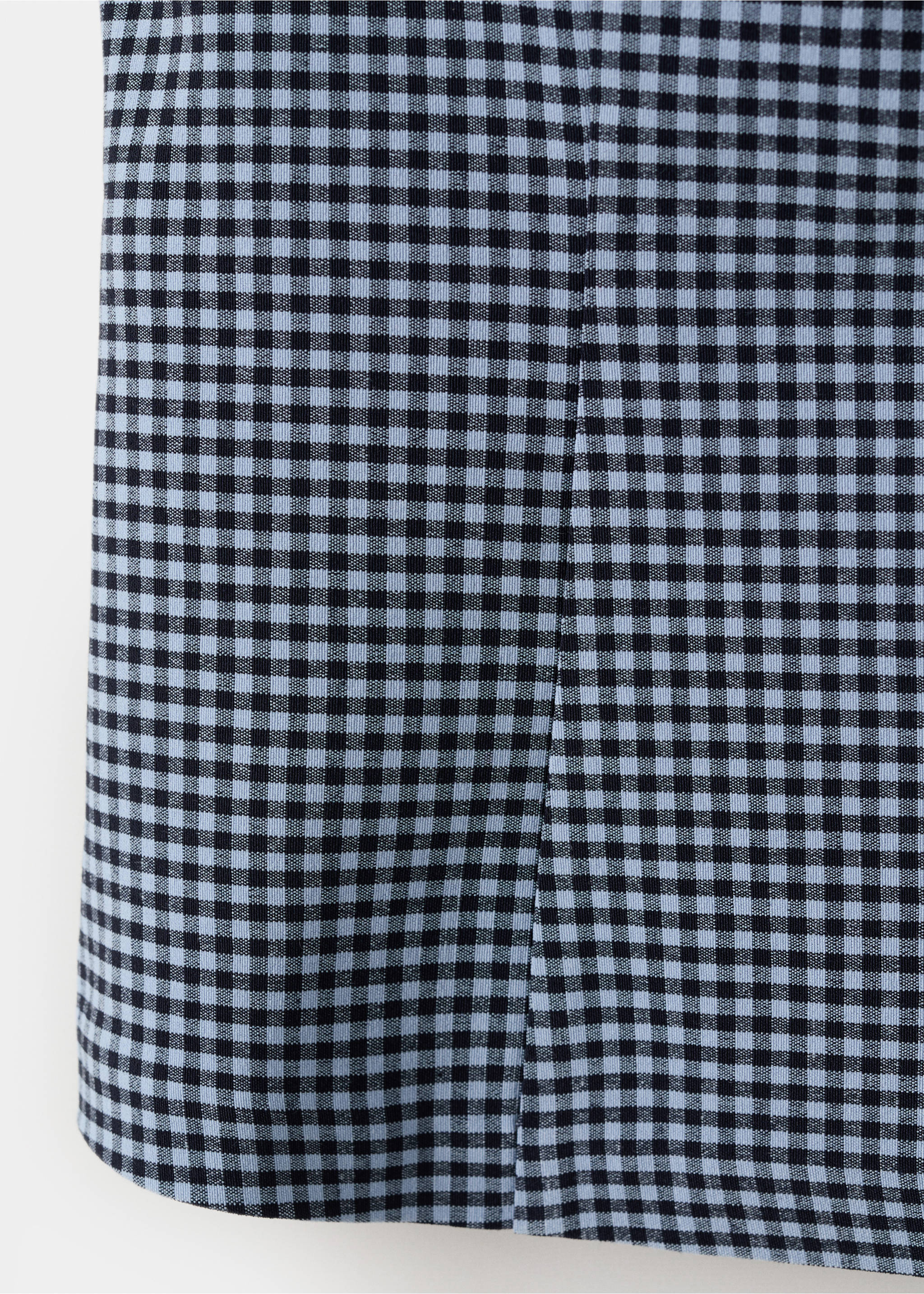 Vichy Top - Details of the article 0, Blue. Ref: 27017151-00.