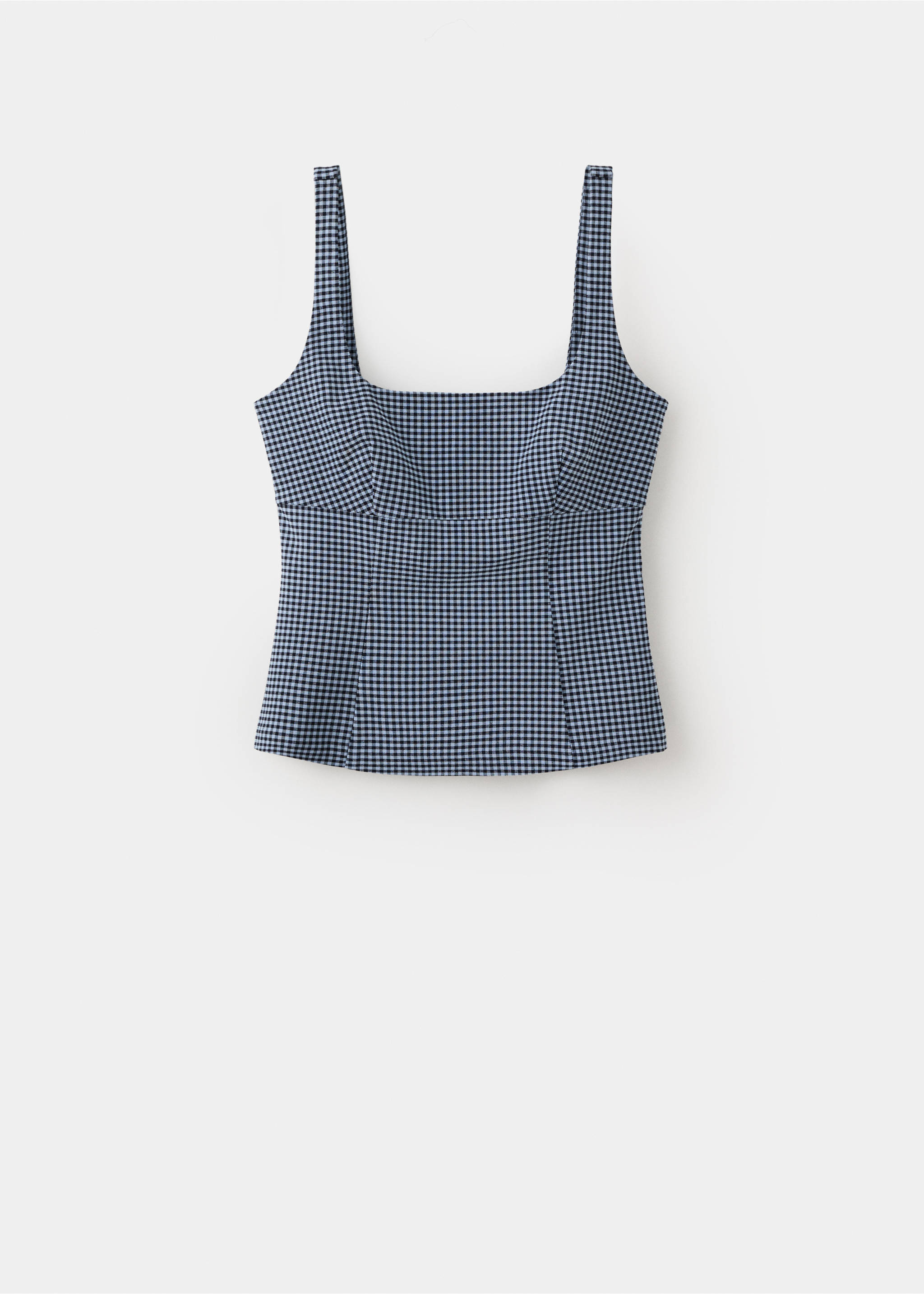 Vichy Top - Article without model, Blue. Ref: 27017151-00.