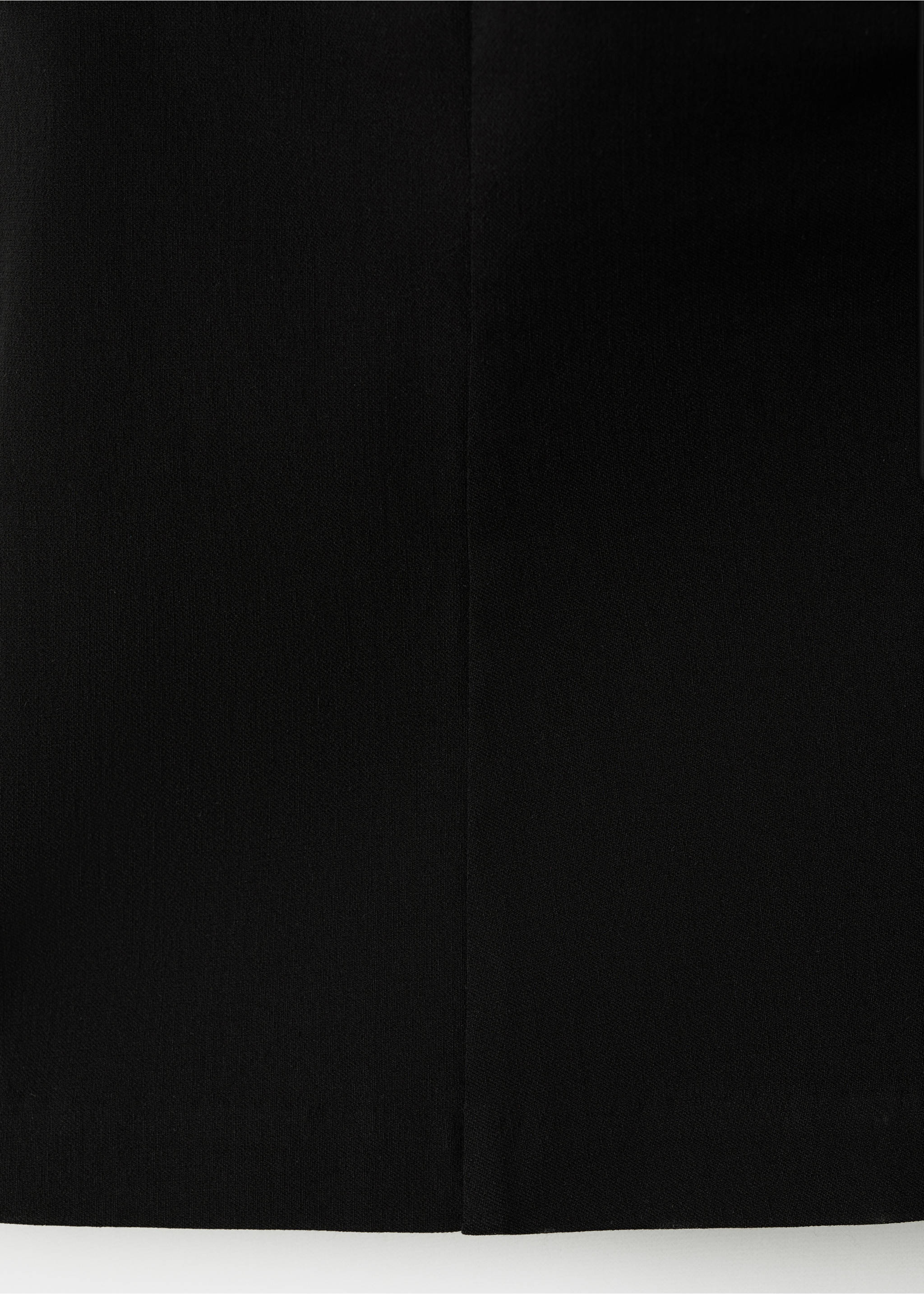 Приталенный топ с декольте - Деталь изделия 0, Черный. Ref: 27017152-00.