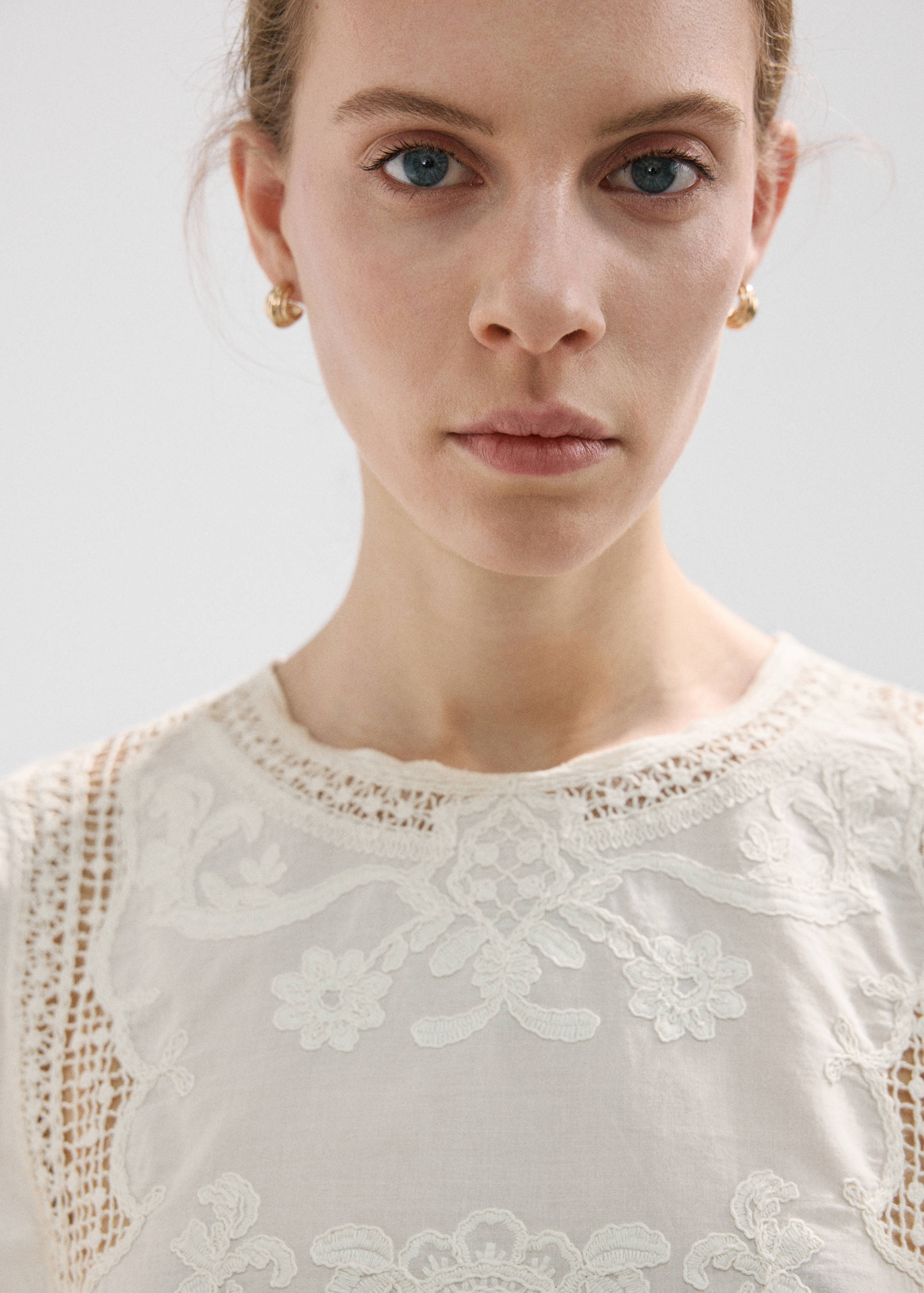 Top algodón detalles bordados - Detalle del artículo 1