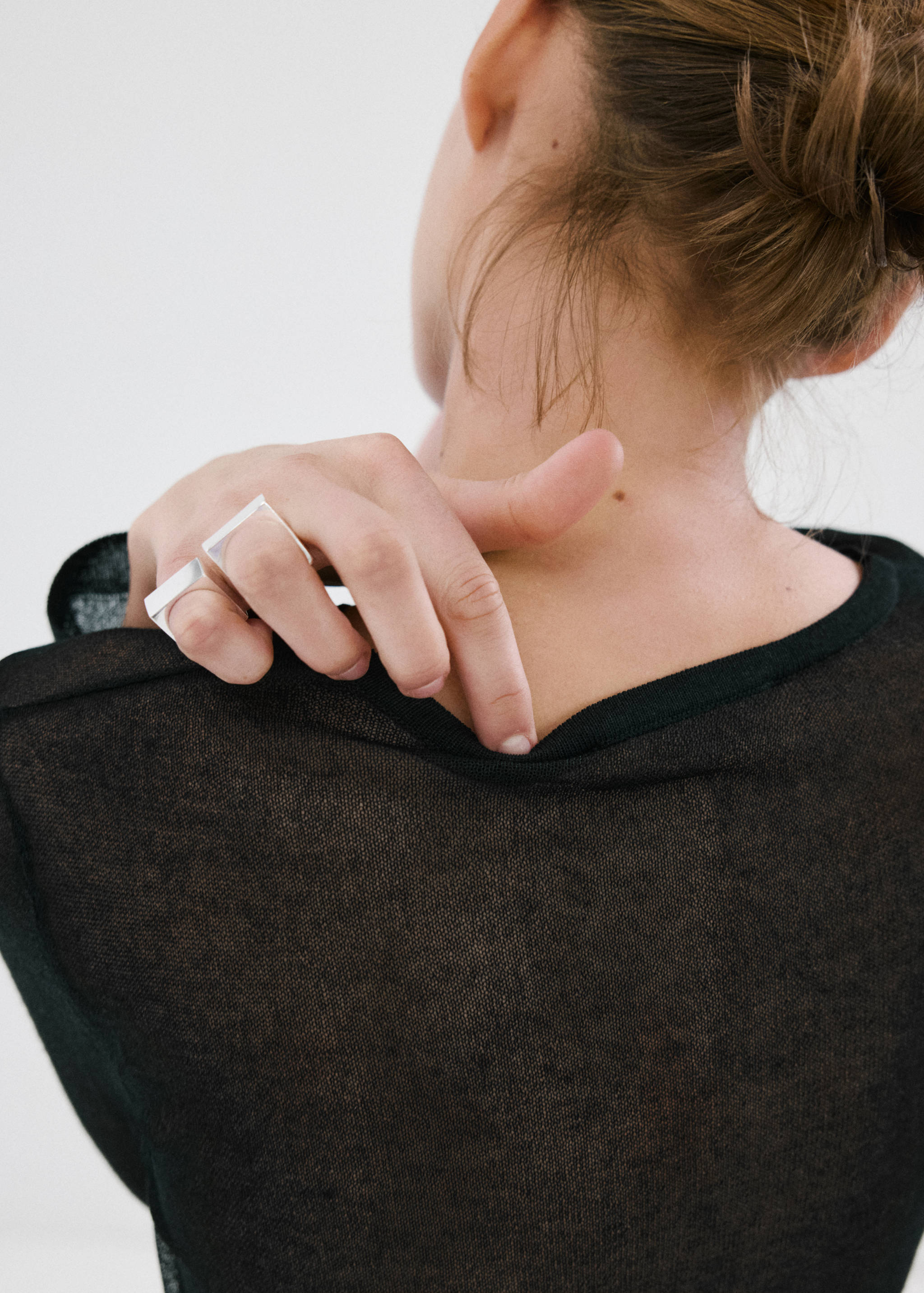 Polka-dot knitted sweater - Details of the article 2