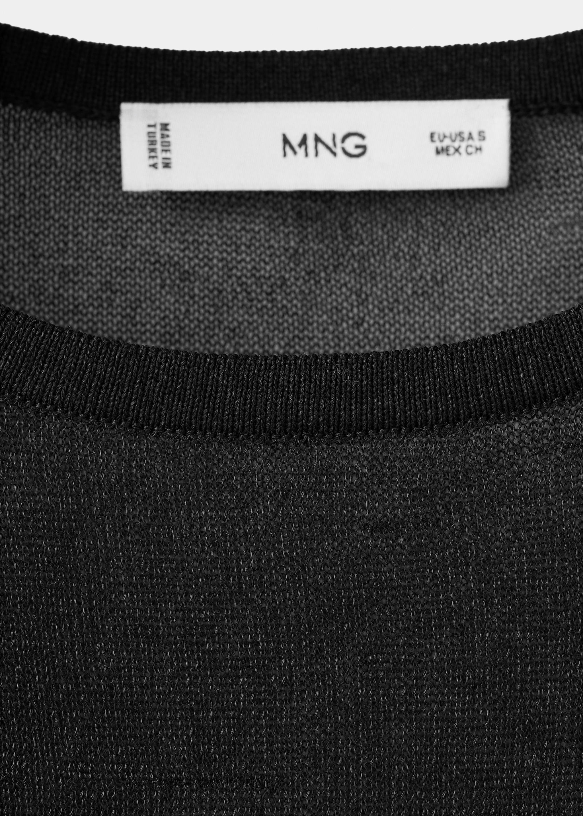 Polka-dot knitted sweater - Details of the article 8