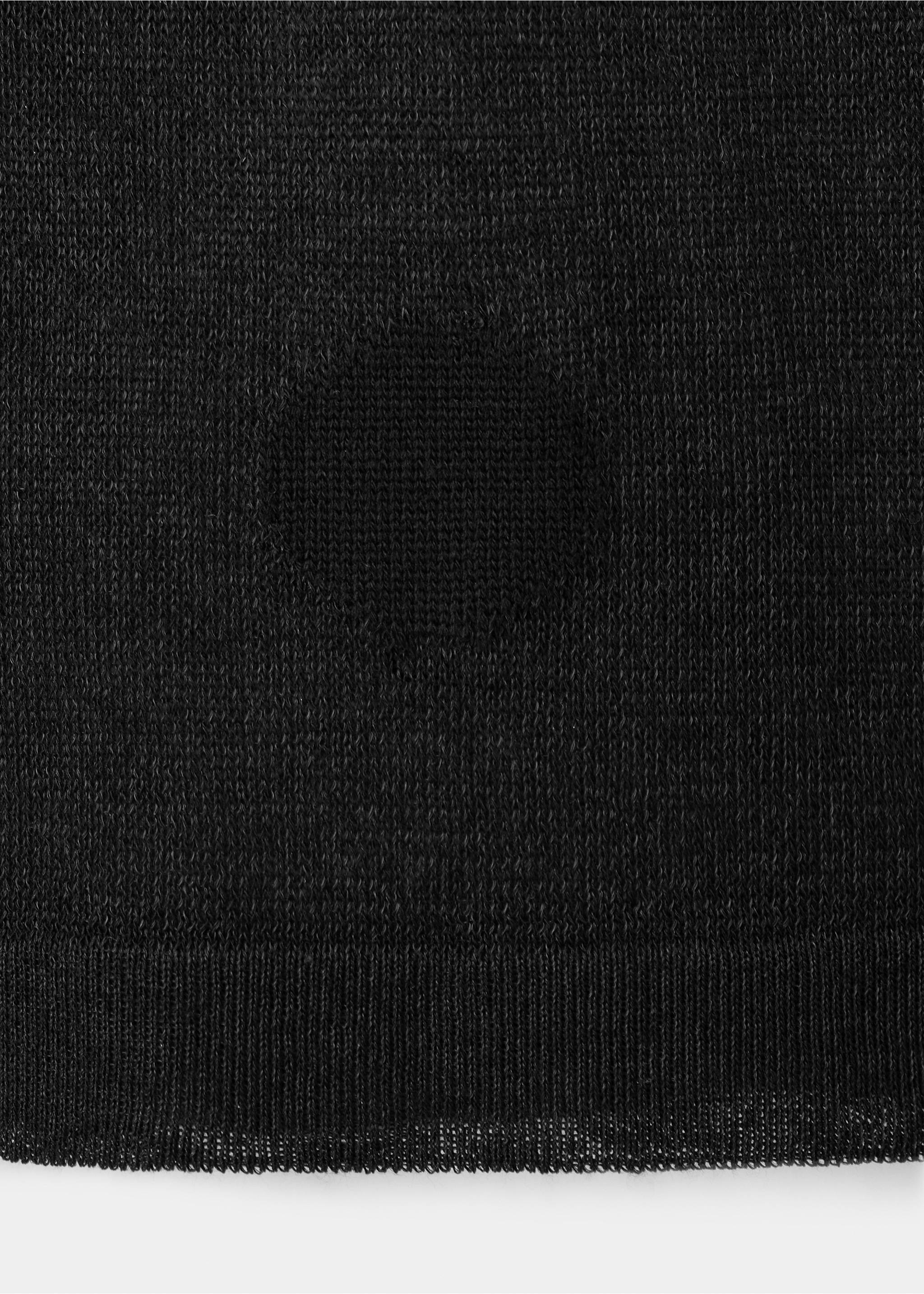 Polka-dot knitted sweater - Details of the article 0, Black. Ref: 27017168-00.