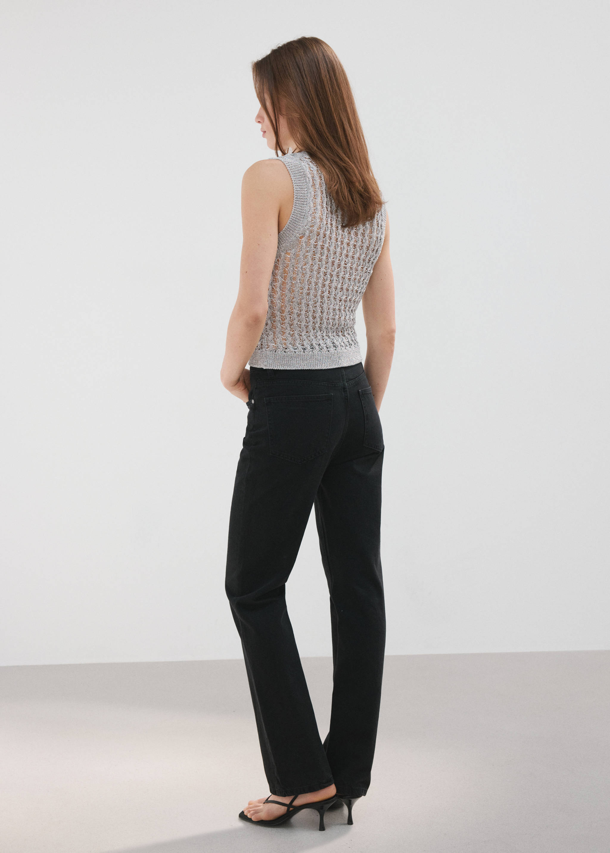 Openwork knit top - Reverse of the article