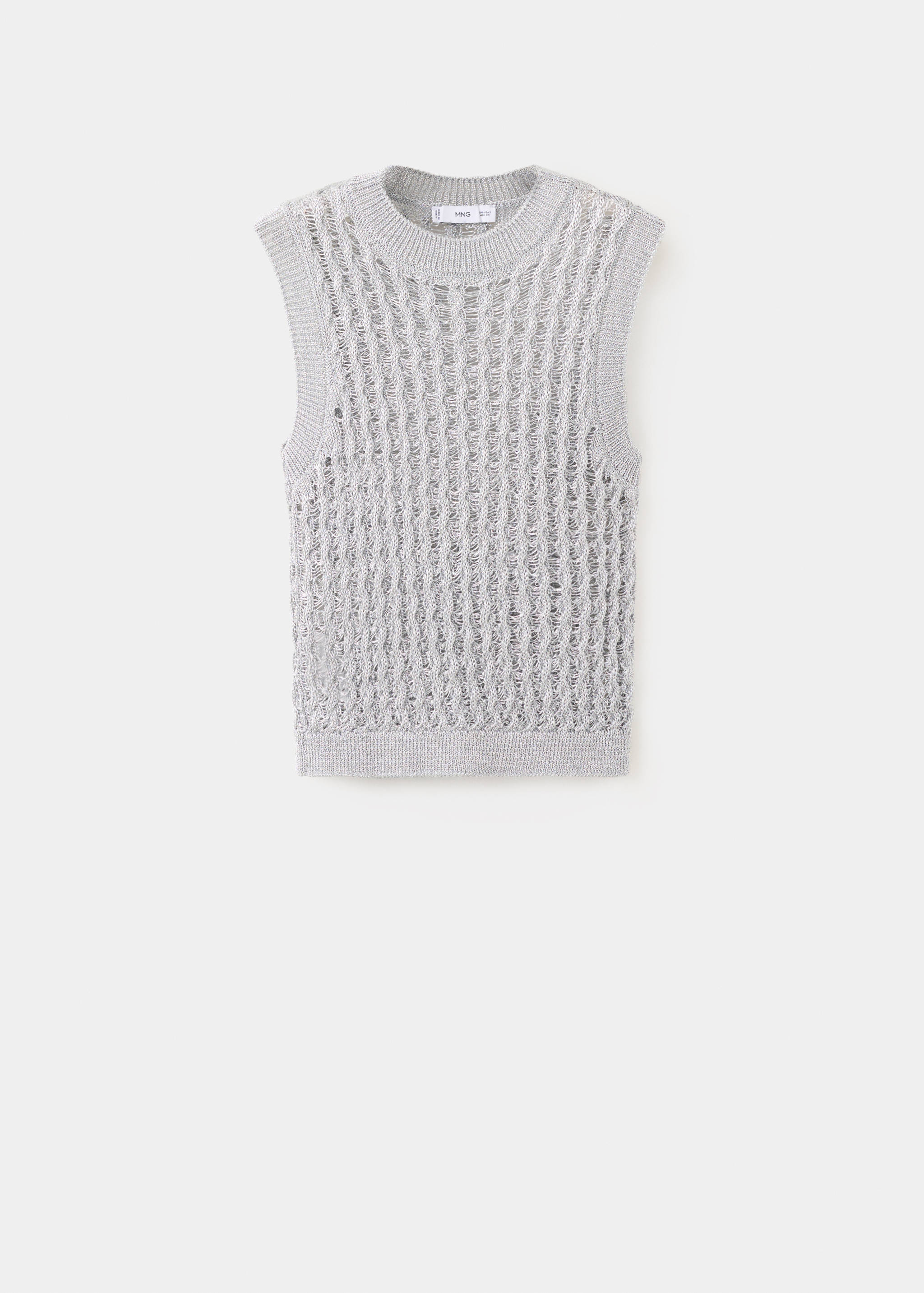 Openwork knit top - Article without model