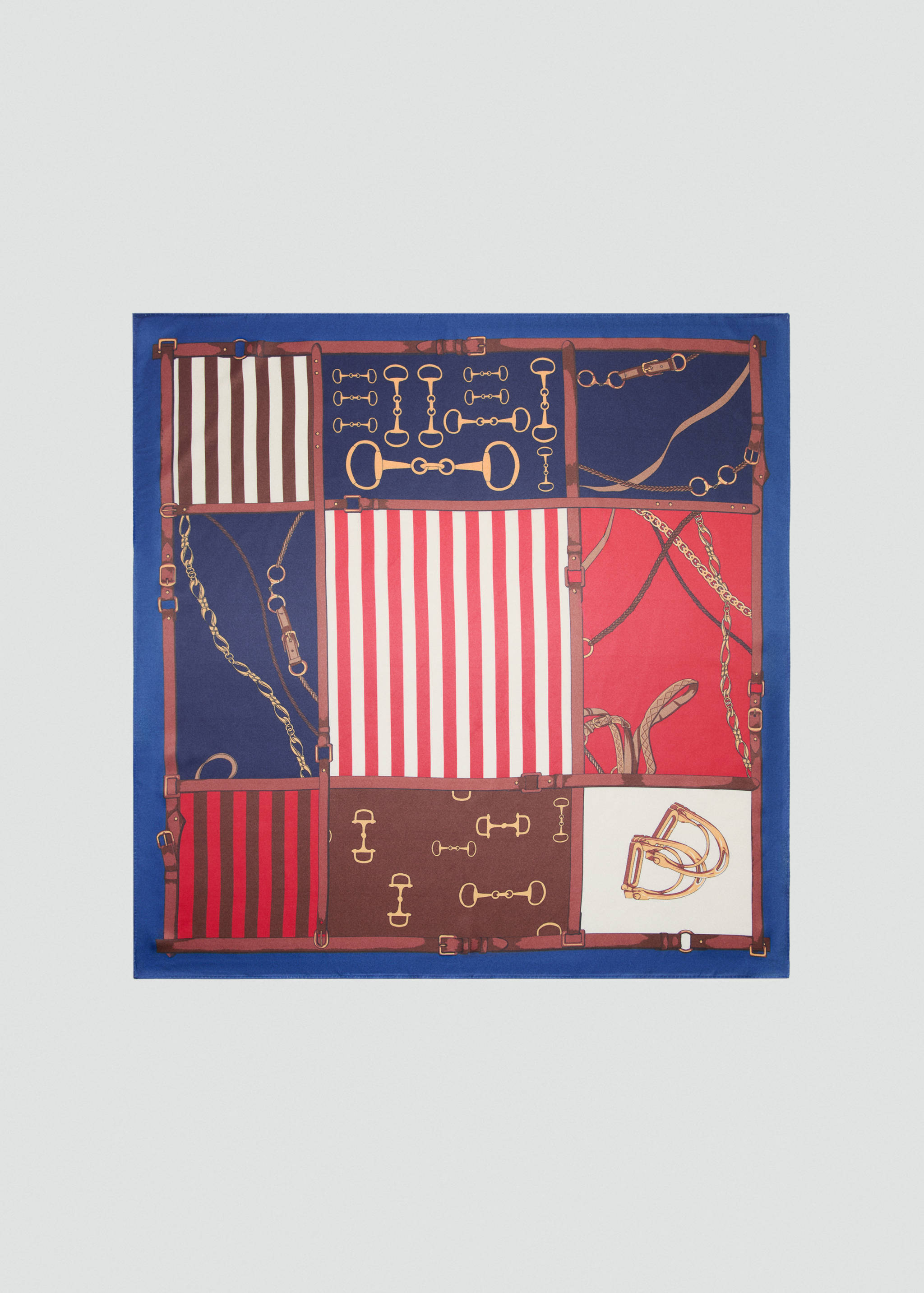 Foulard imprimé abstrait - Article sans modèle