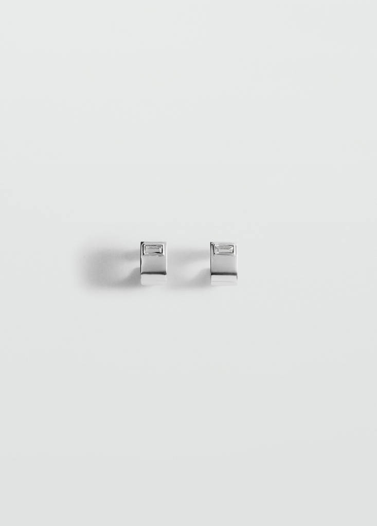 Pendientes semiaro cristales